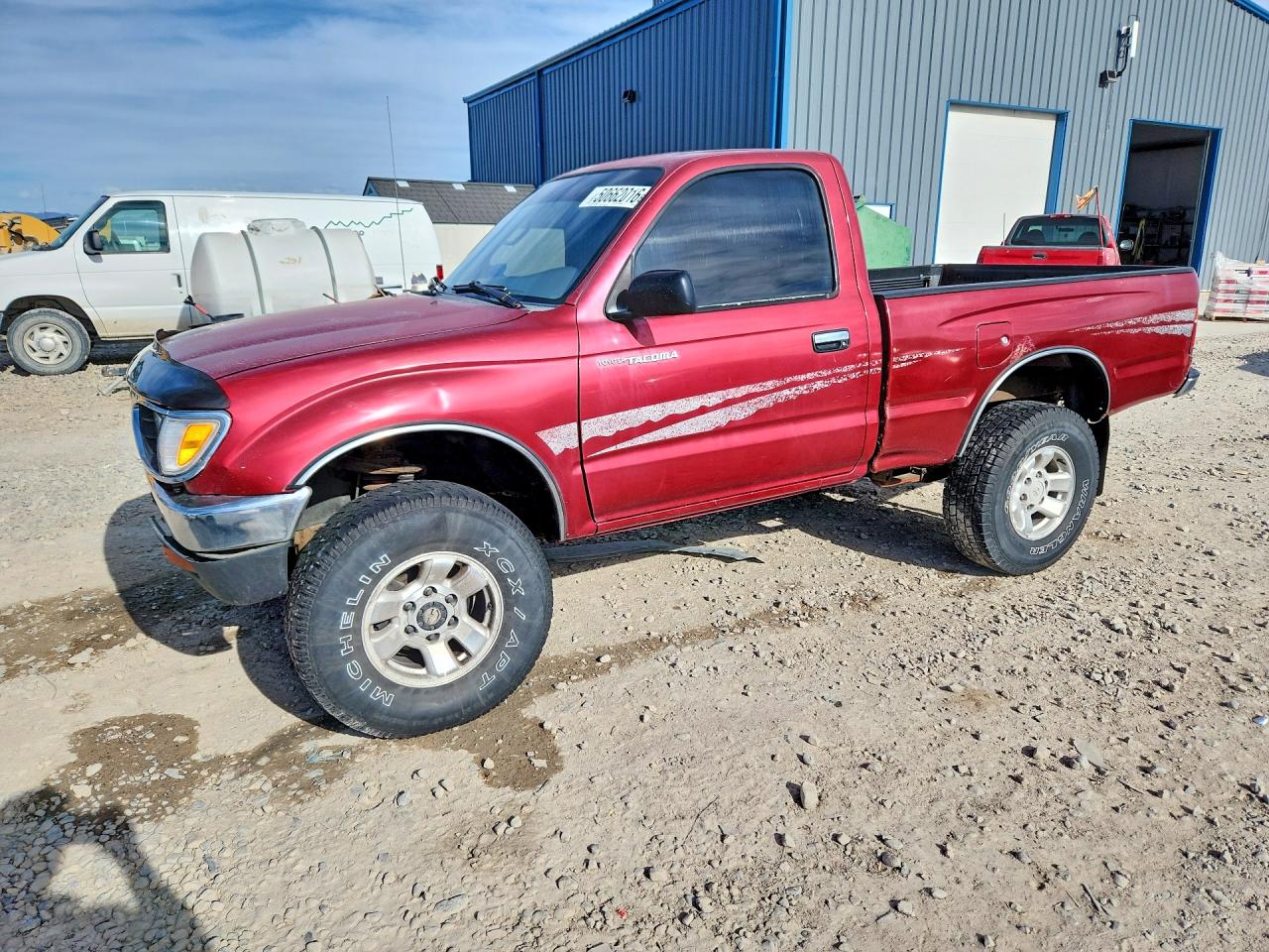 1995 Toyota Tacoma Base Burgundy vin: 4TAUN61C2SZ061150