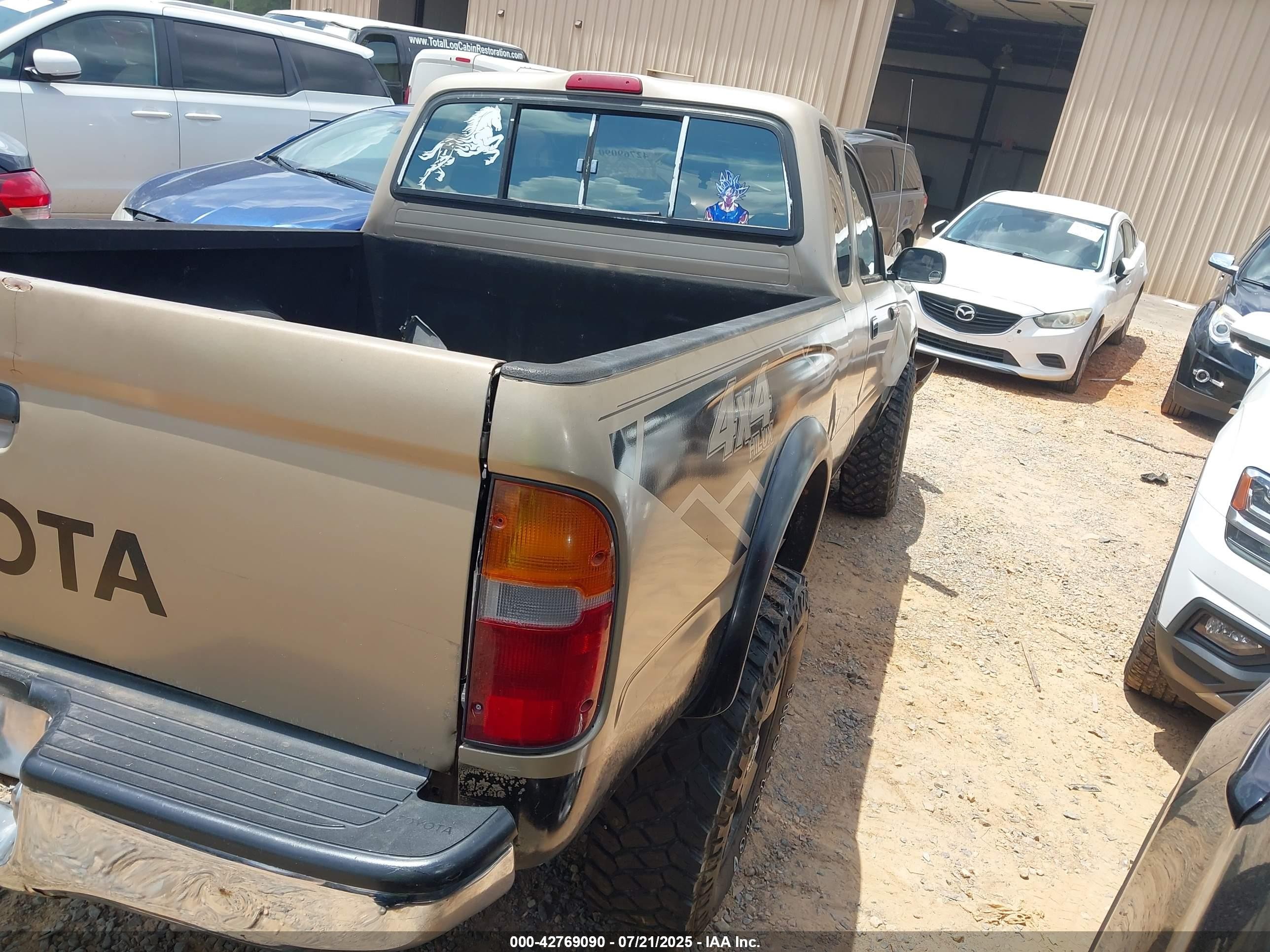 1995 Toyota Tacoma Xtracab Gold vin: 4TAUN73C3SZ059278
