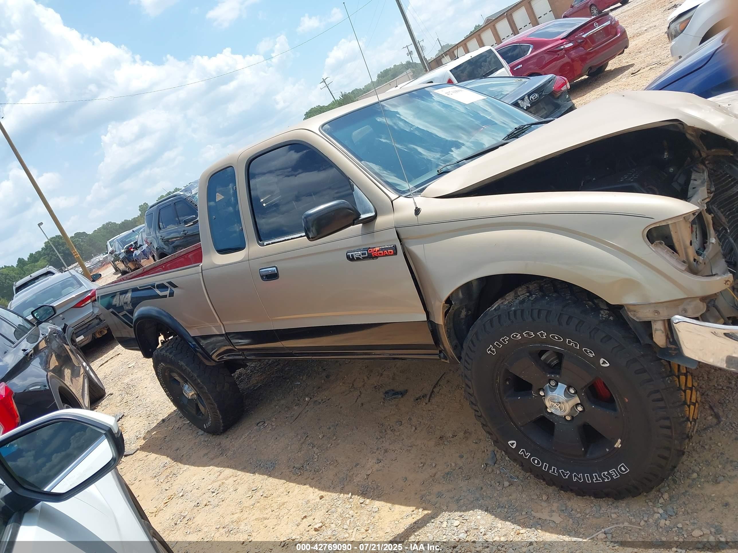 1995 Toyota Tacoma Xtracab Gold vin: 4TAUN73C3SZ059278