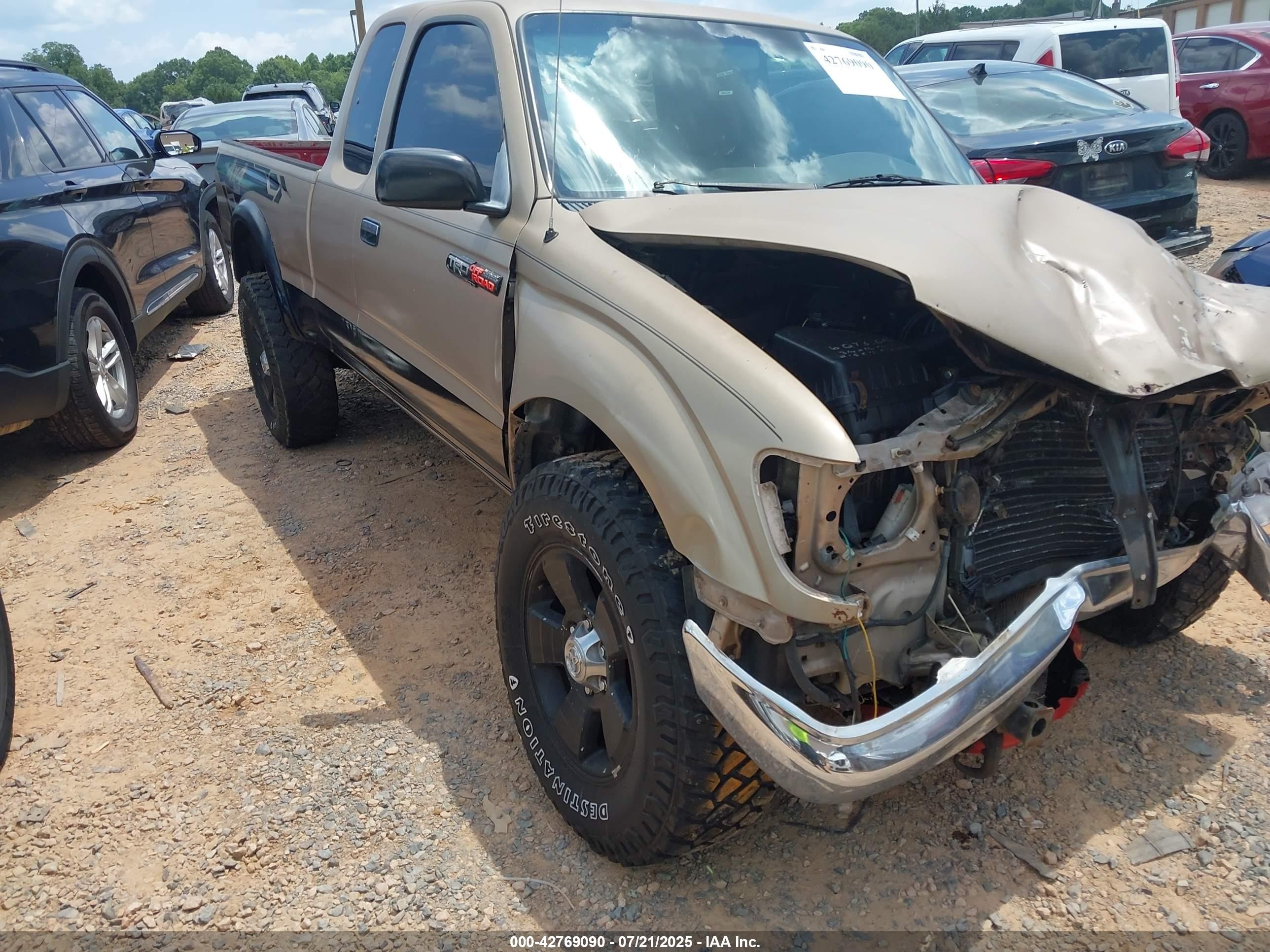 1995 Toyota Tacoma Xtracab Gold vin: 4TAUN73C3SZ059278