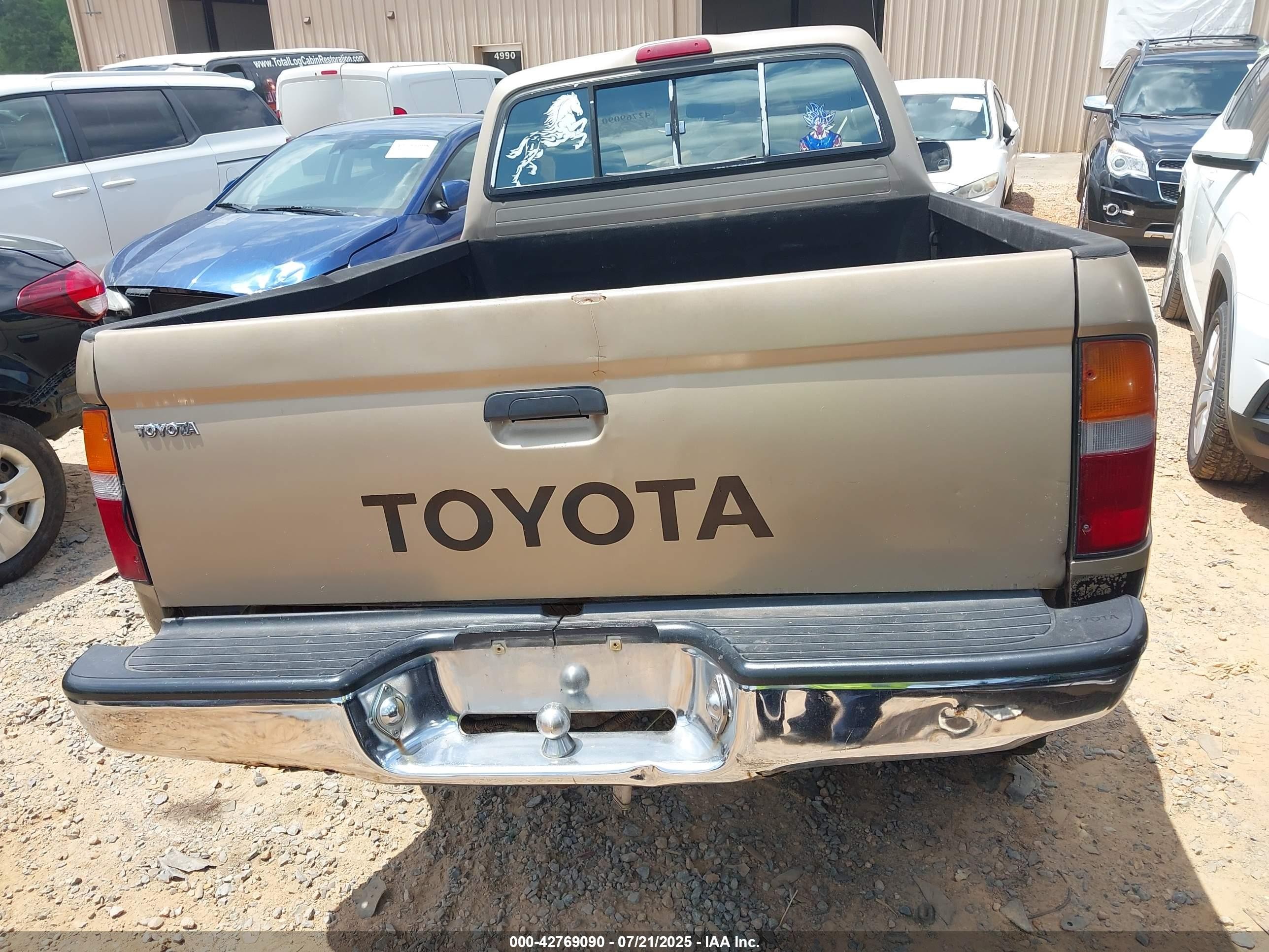 1995 Toyota Tacoma Xtracab Gold vin: 4TAUN73C3SZ059278