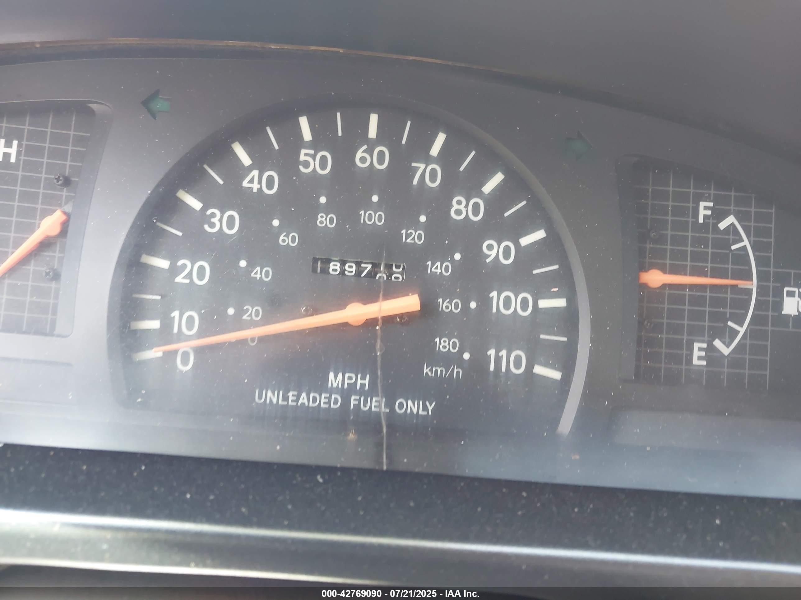 1995 Toyota Tacoma Xtracab Gold vin: 4TAUN73C3SZ059278