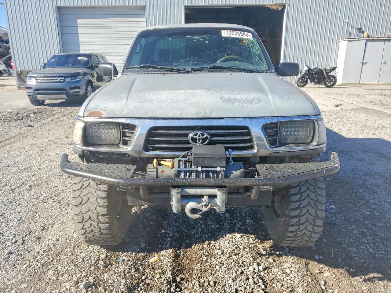 1995 Toyota Tacoma Xtracab Silver vin: 4TAUN73C8SZ003093