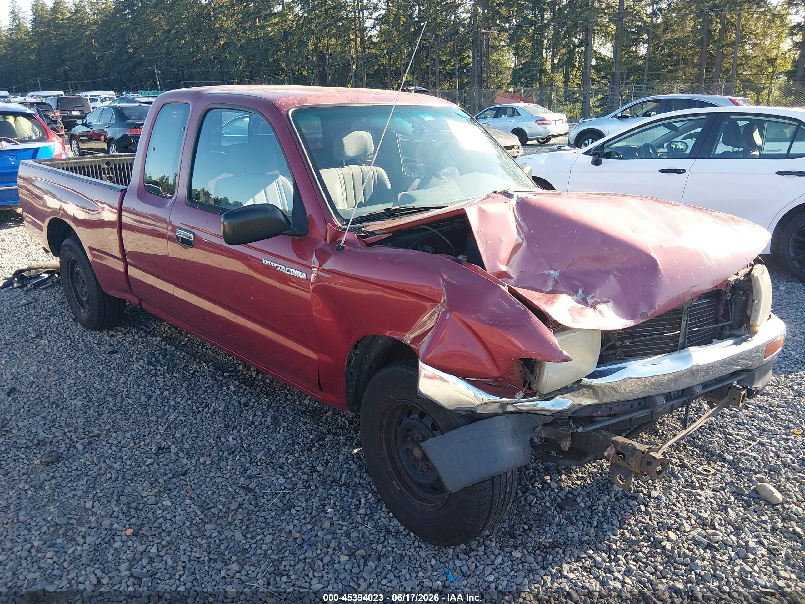 1997 Toyota Tacoma   Red vin: 4TAVL52N0VZ315575