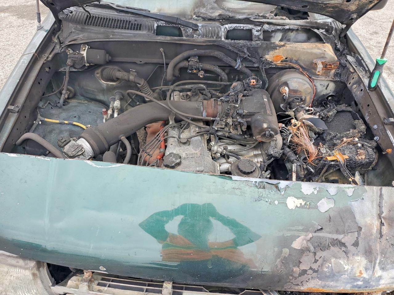 1999 Toyota Tacoma Xtracab Green vin: 4TAVL52N0XZ466239