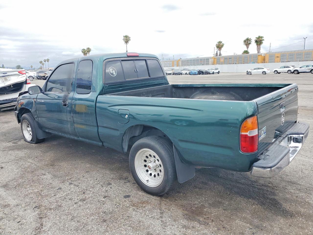 1999 Toyota Tacoma Xtracab Green vin: 4TAVL52N0XZ466239