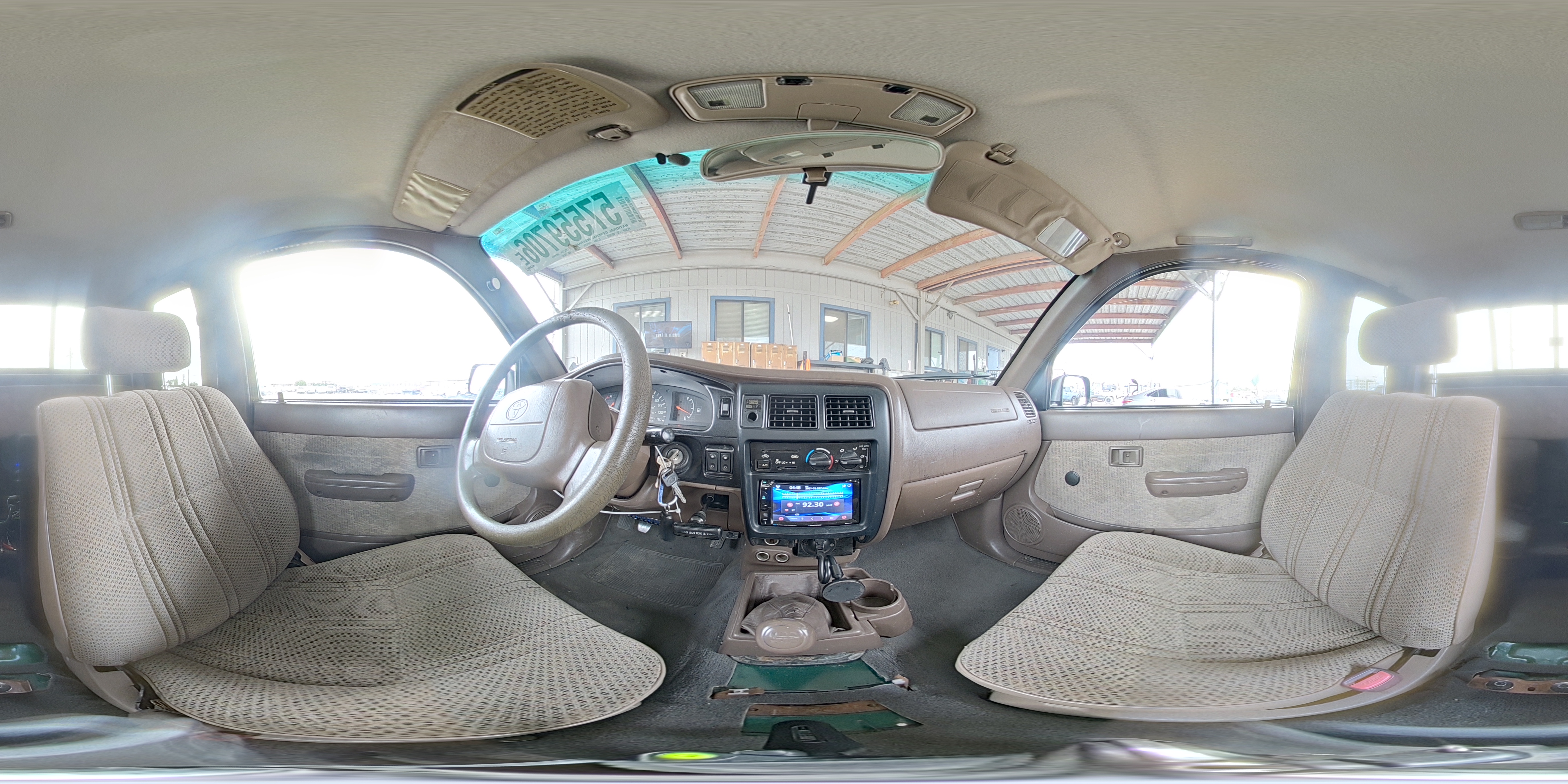 2000 Toyota Tacoma Xtracab Green vin: 4TAVL52N0YZ579187