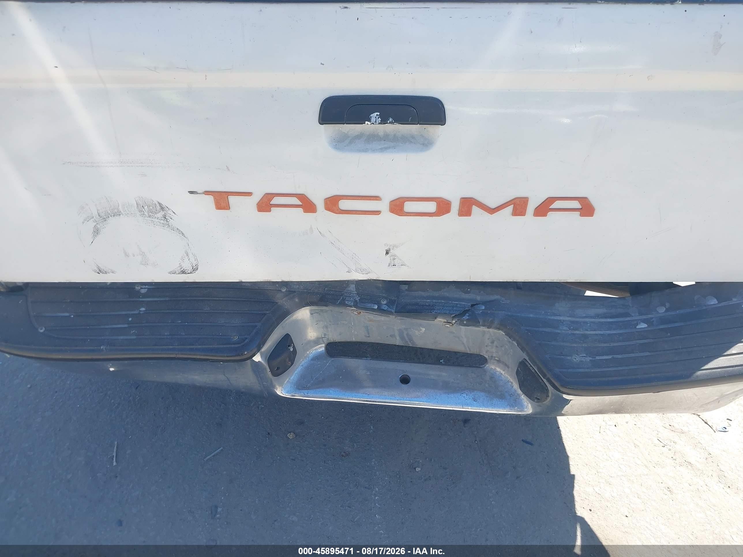 1996 Toyota Tacoma Xtracab White vin: 4TAVL52N1TZ099796