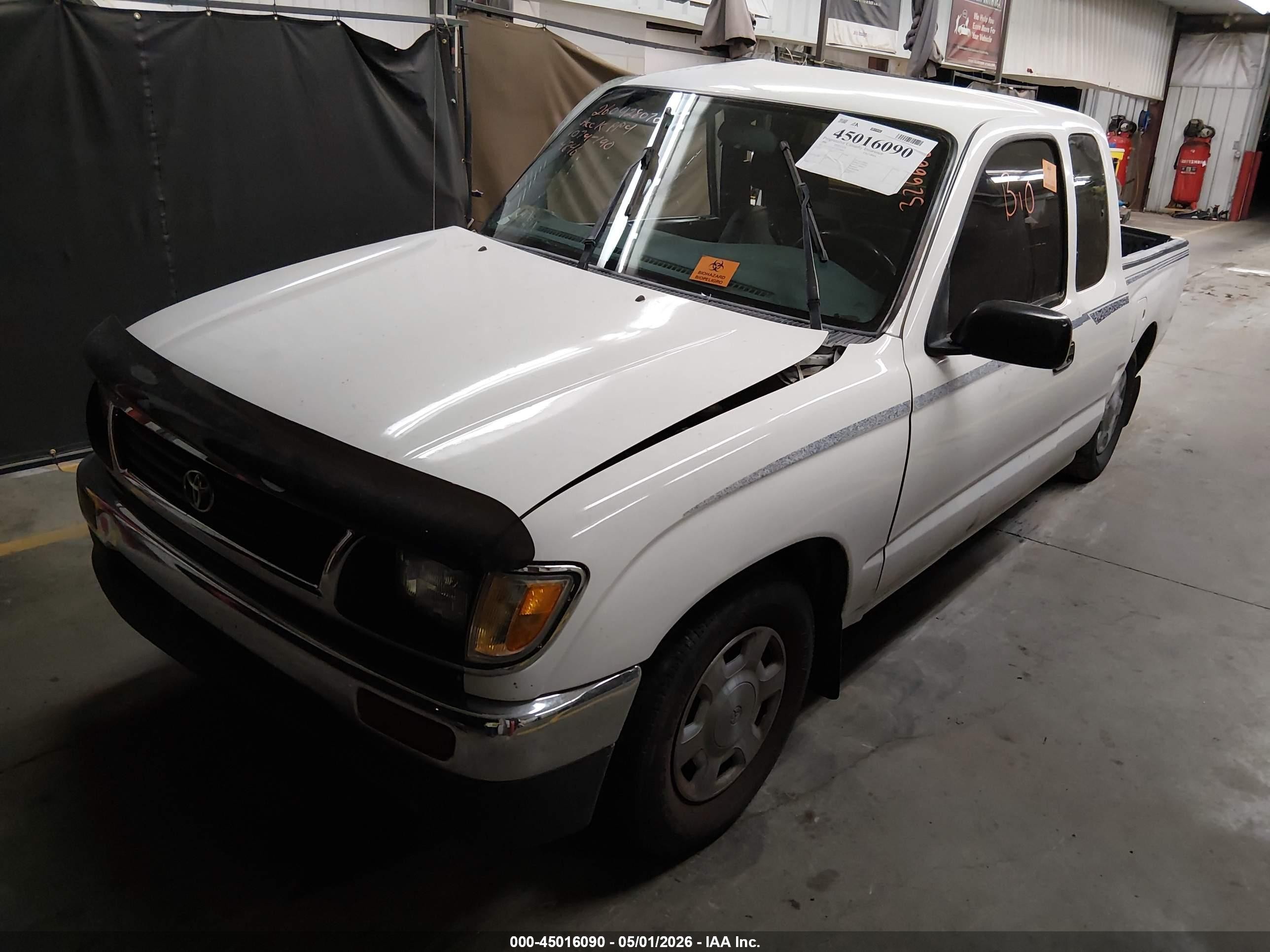 1996 Toyota Tacoma Xtracab White vin: 4TAVL52N1TZ114846