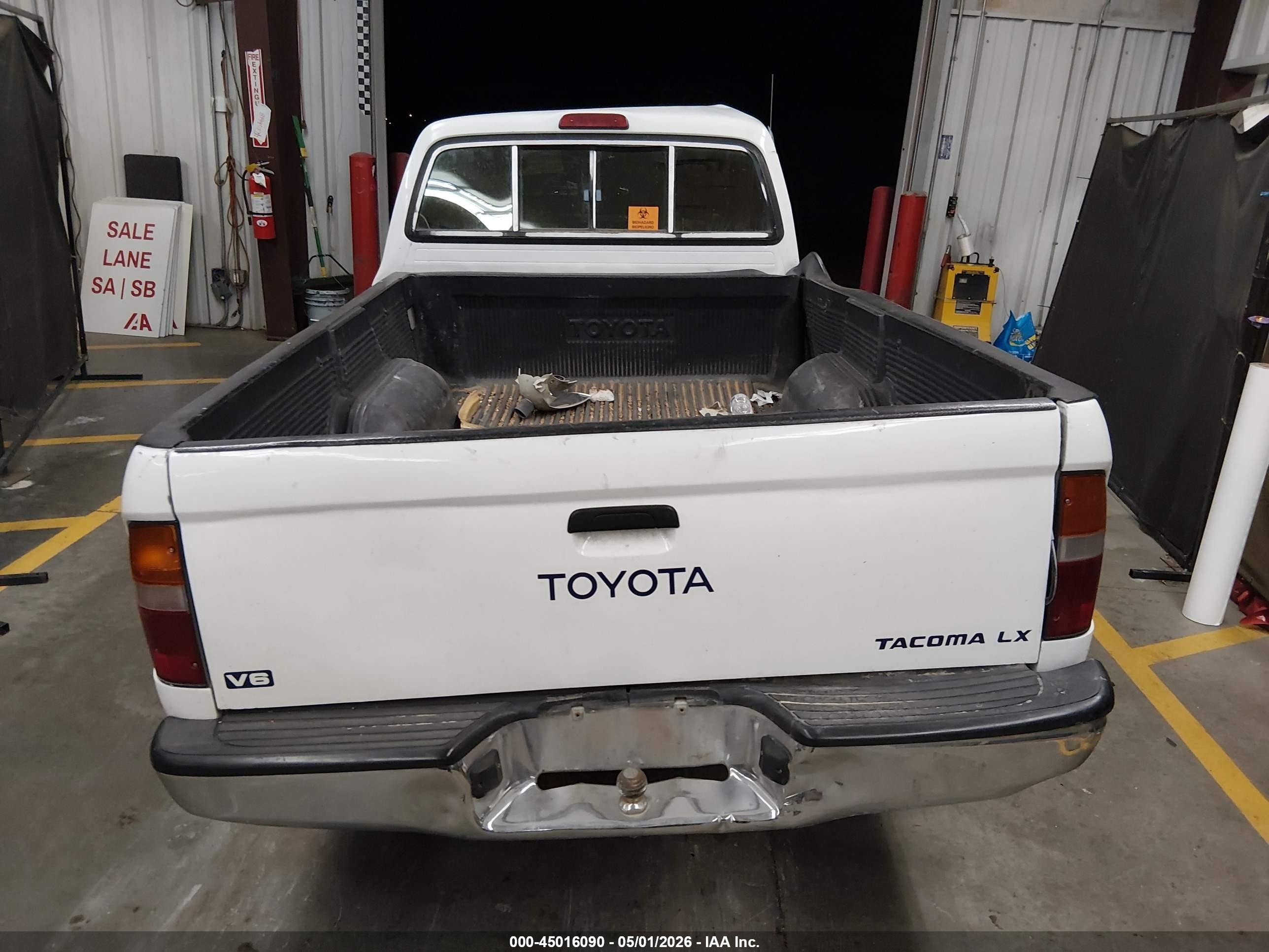 1996 Toyota Tacoma Xtracab White vin: 4TAVL52N1TZ114846