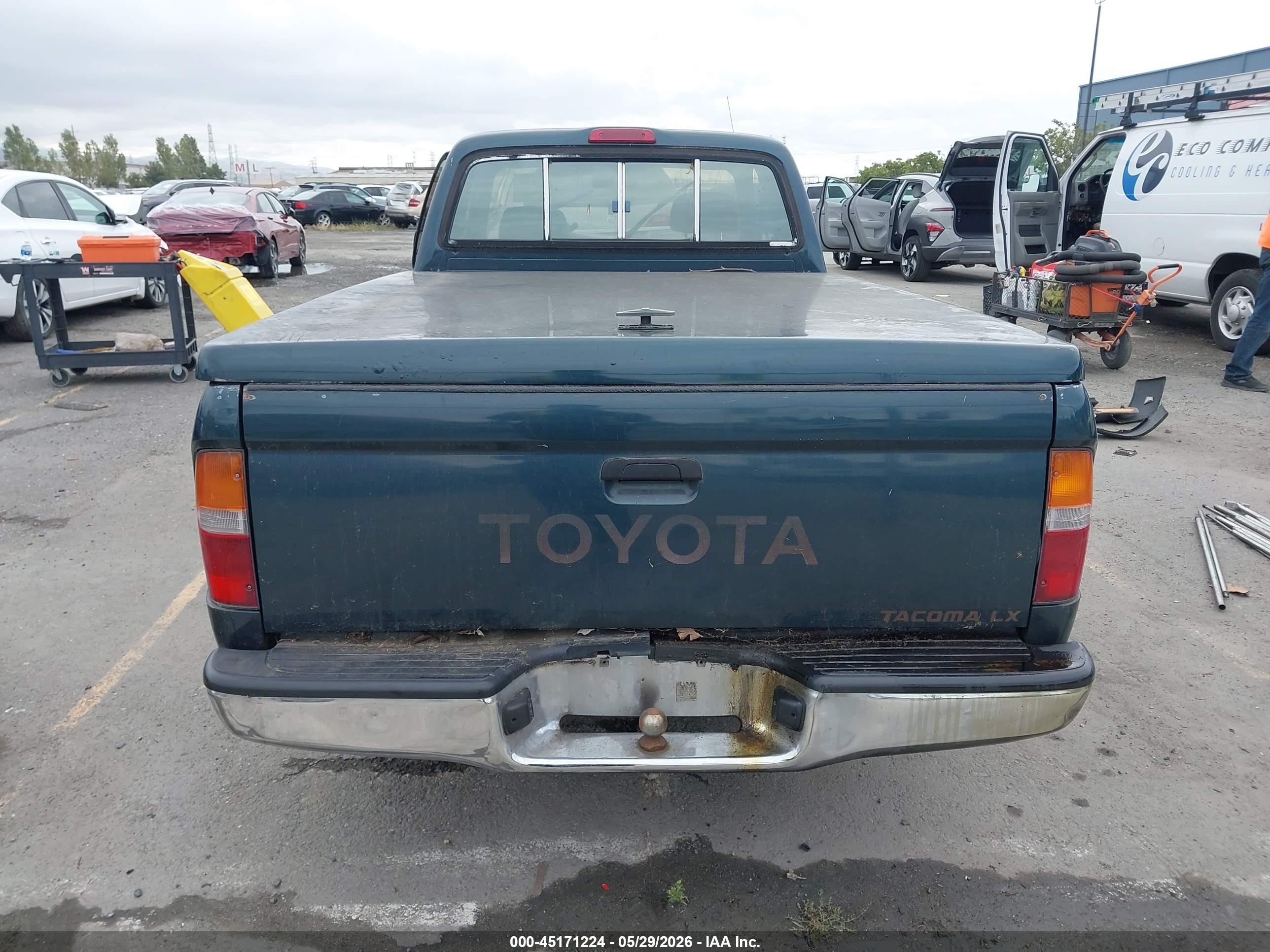 1996 Toyota Tacoma Xtracab Green vin: 4TAVL52N1TZ117326