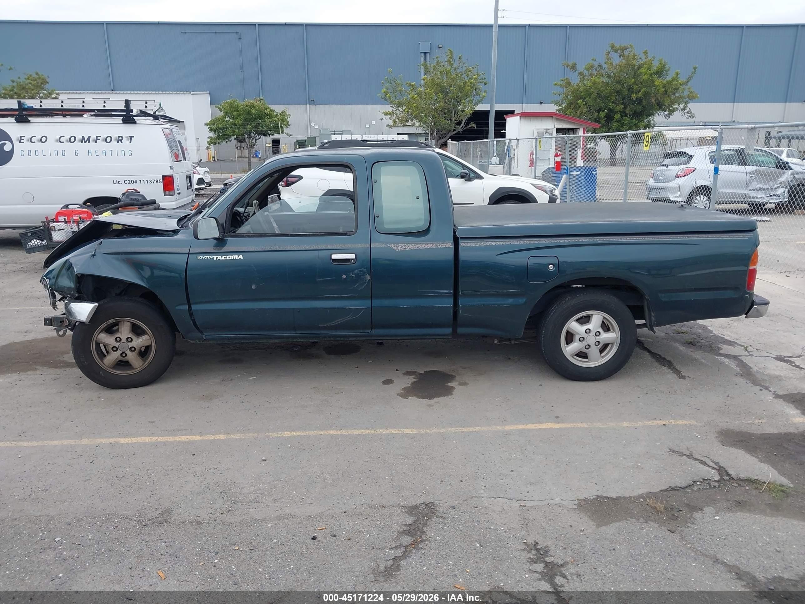 1996 Toyota Tacoma Xtracab Green vin: 4TAVL52N1TZ117326