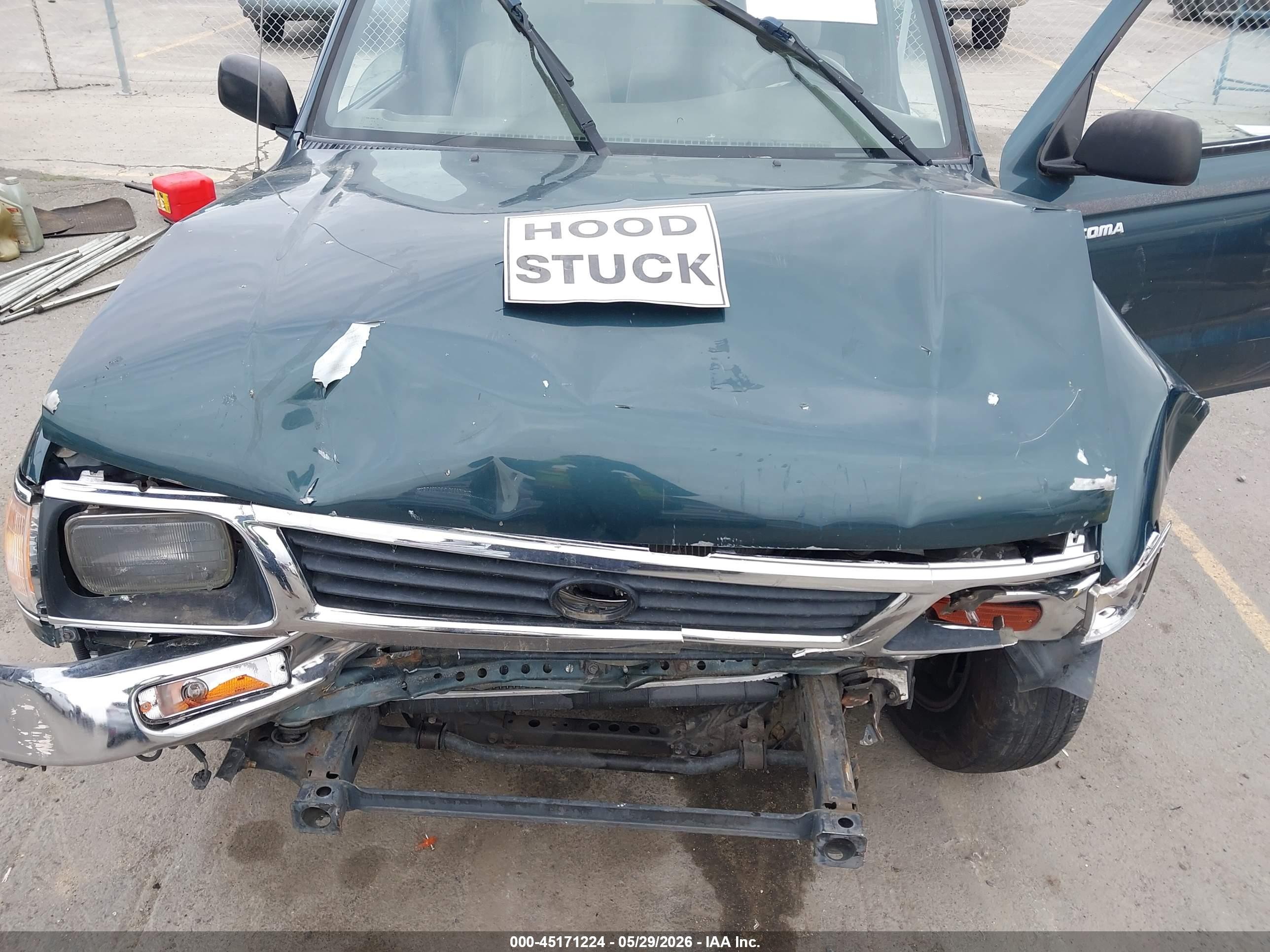 1996 Toyota Tacoma Xtracab Green vin: 4TAVL52N1TZ117326