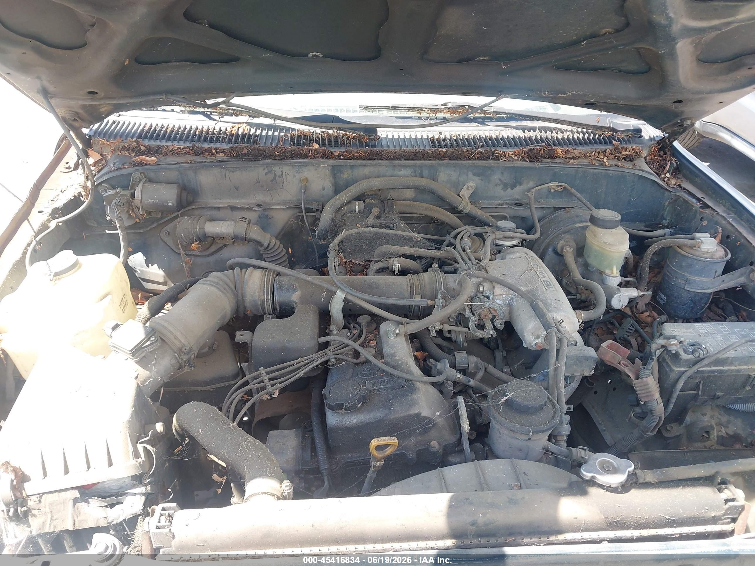 1996 Toyota Tacoma Xtracab Green vin: 4TAVL52N1TZ193709