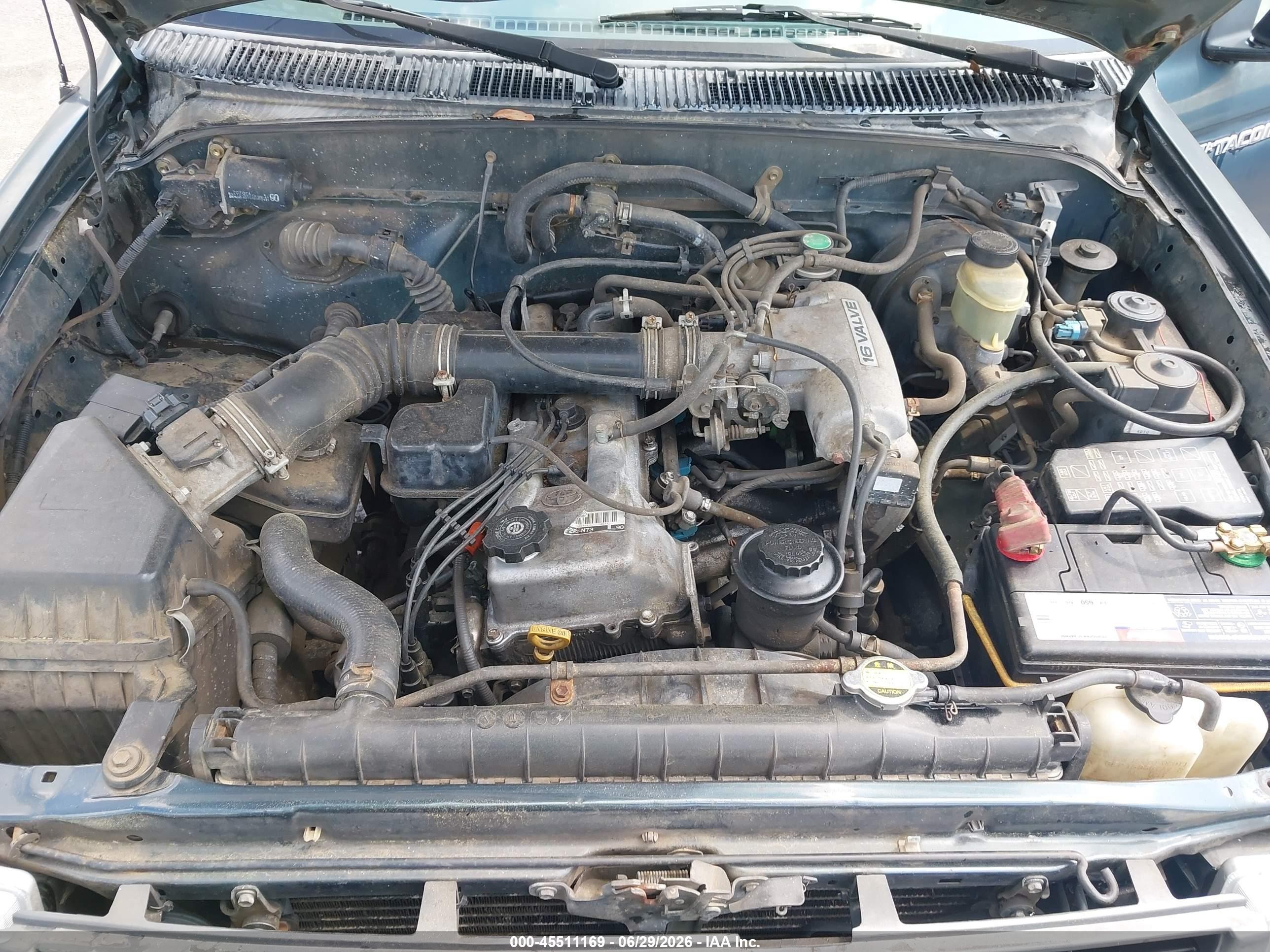 1998 Toyota Tacoma   Green vin: 4TAVL52N1WZ140173