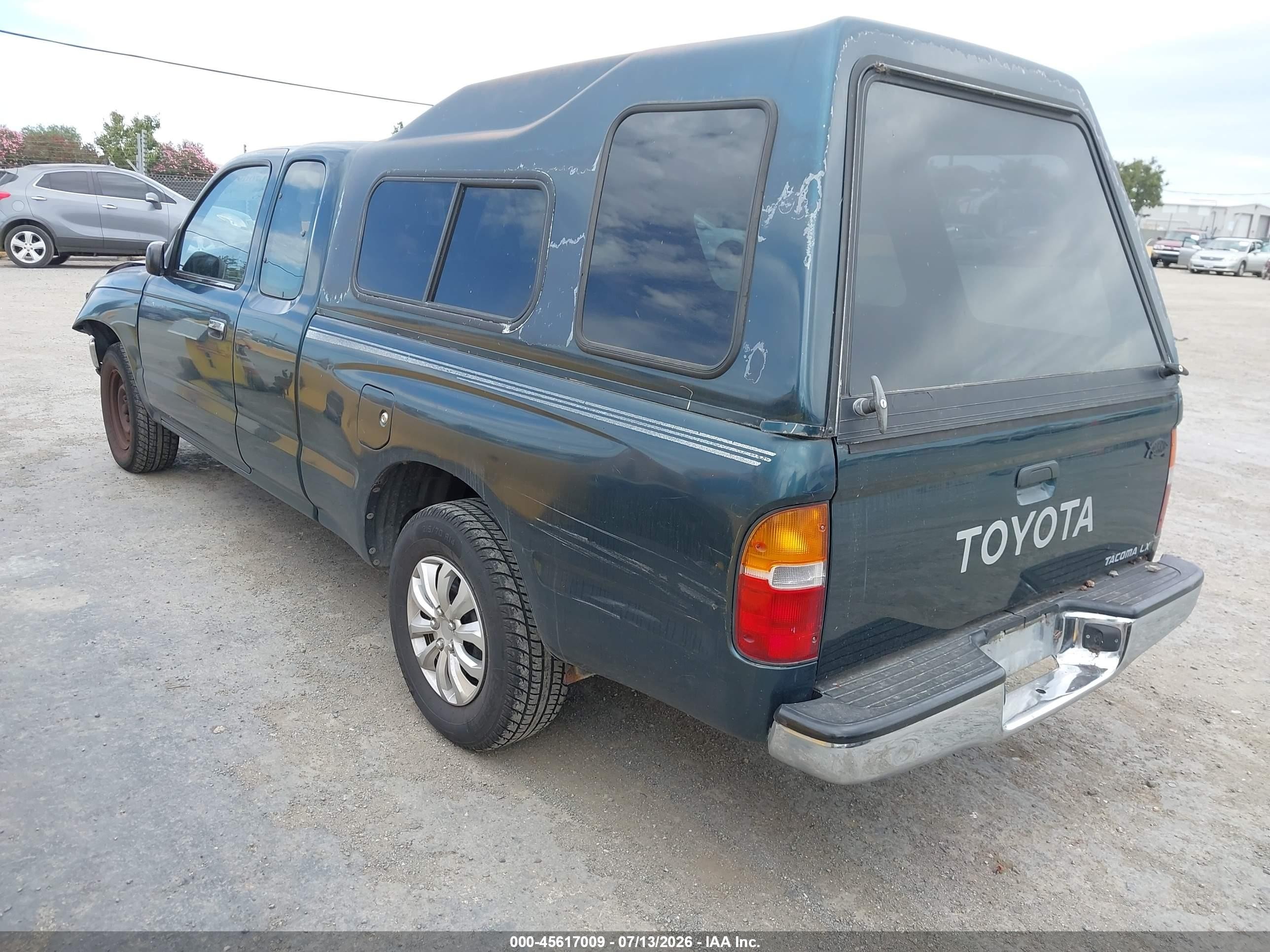1996 Toyota Tacoma Xtracab Зеленый vin: 4TAVL52N2TZ101829