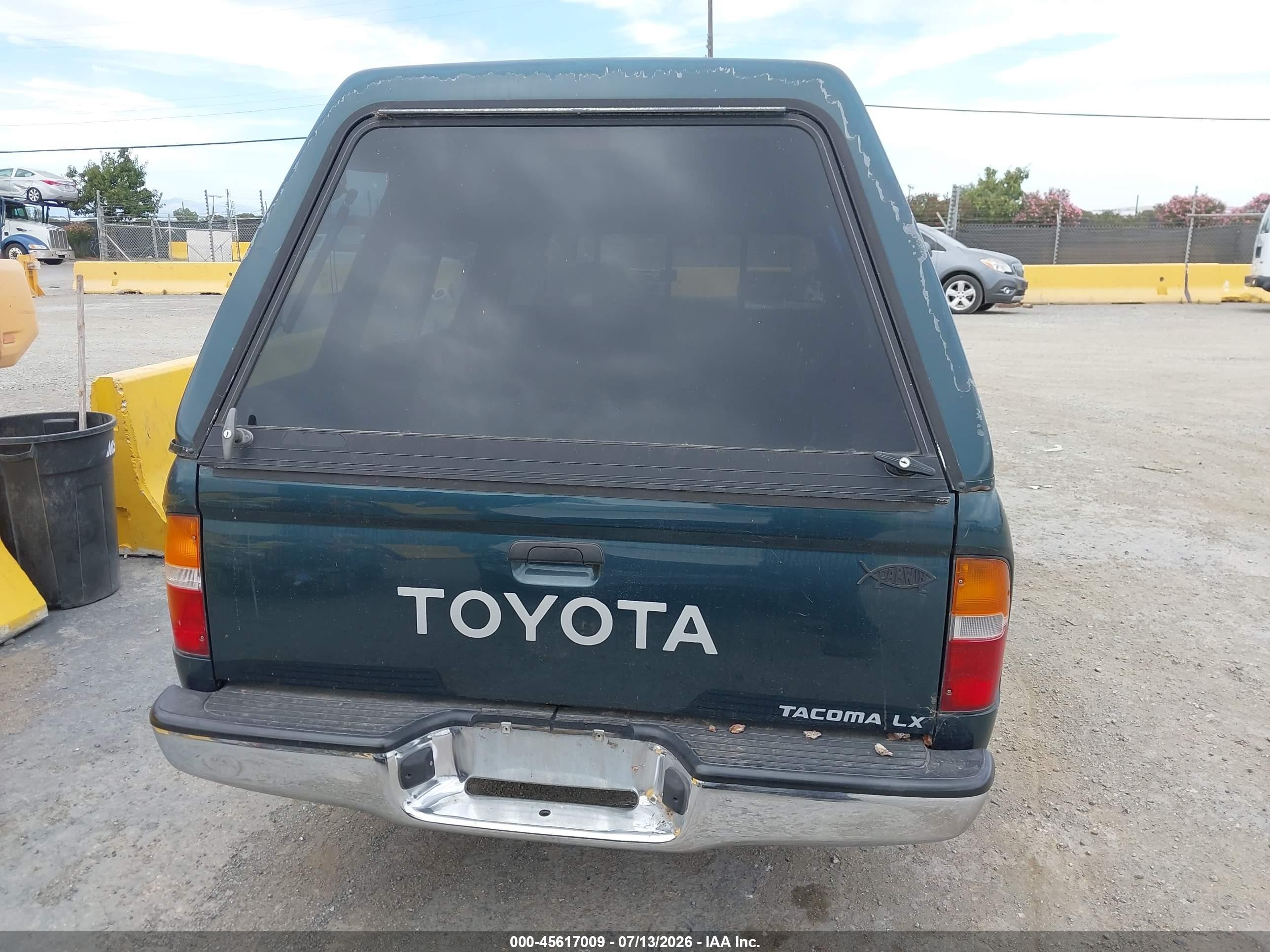 1996 Toyota Tacoma Xtracab Зеленый vin: 4TAVL52N2TZ101829