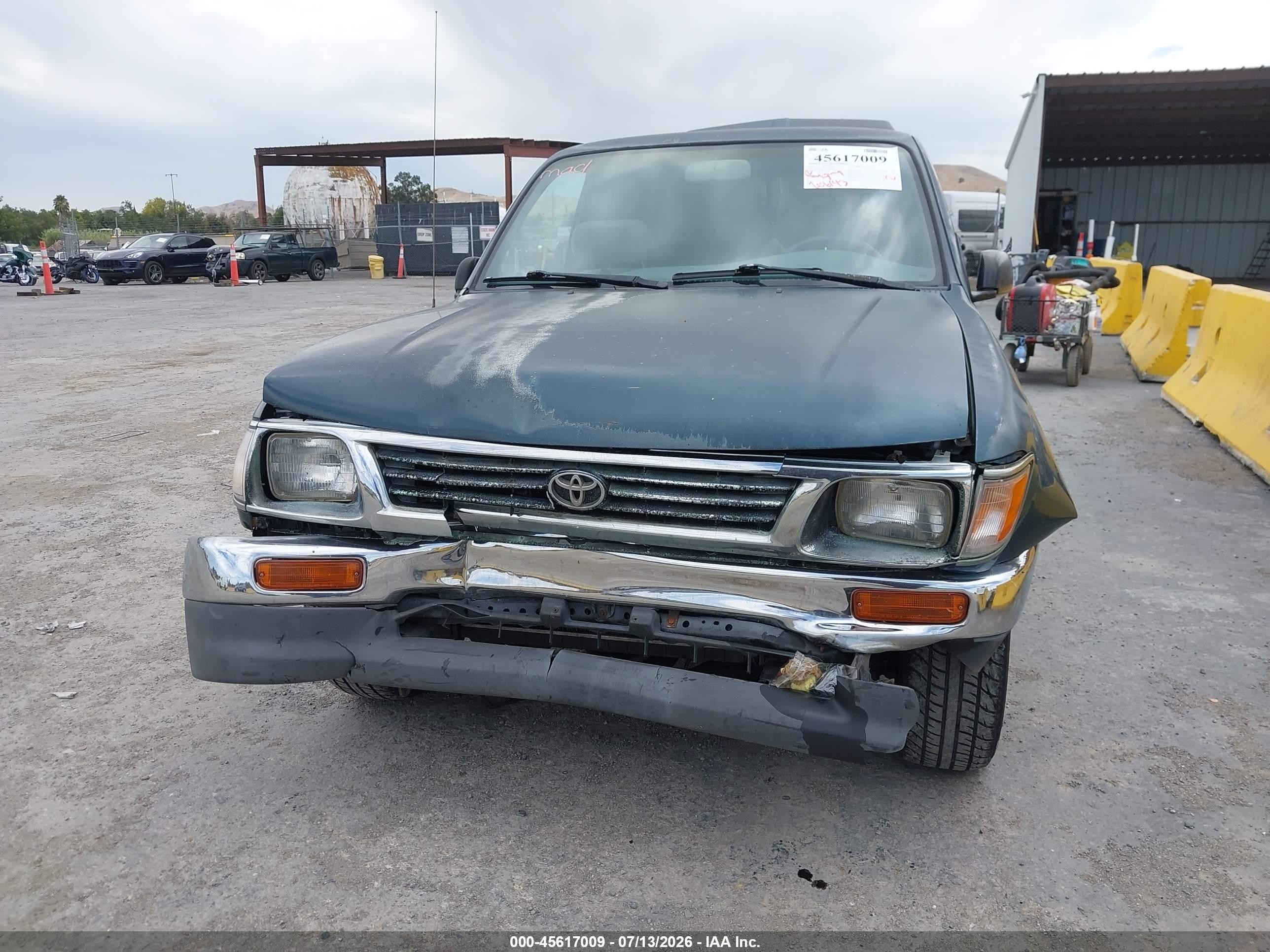 1996 Toyota Tacoma Xtracab Зеленый vin: 4TAVL52N2TZ101829