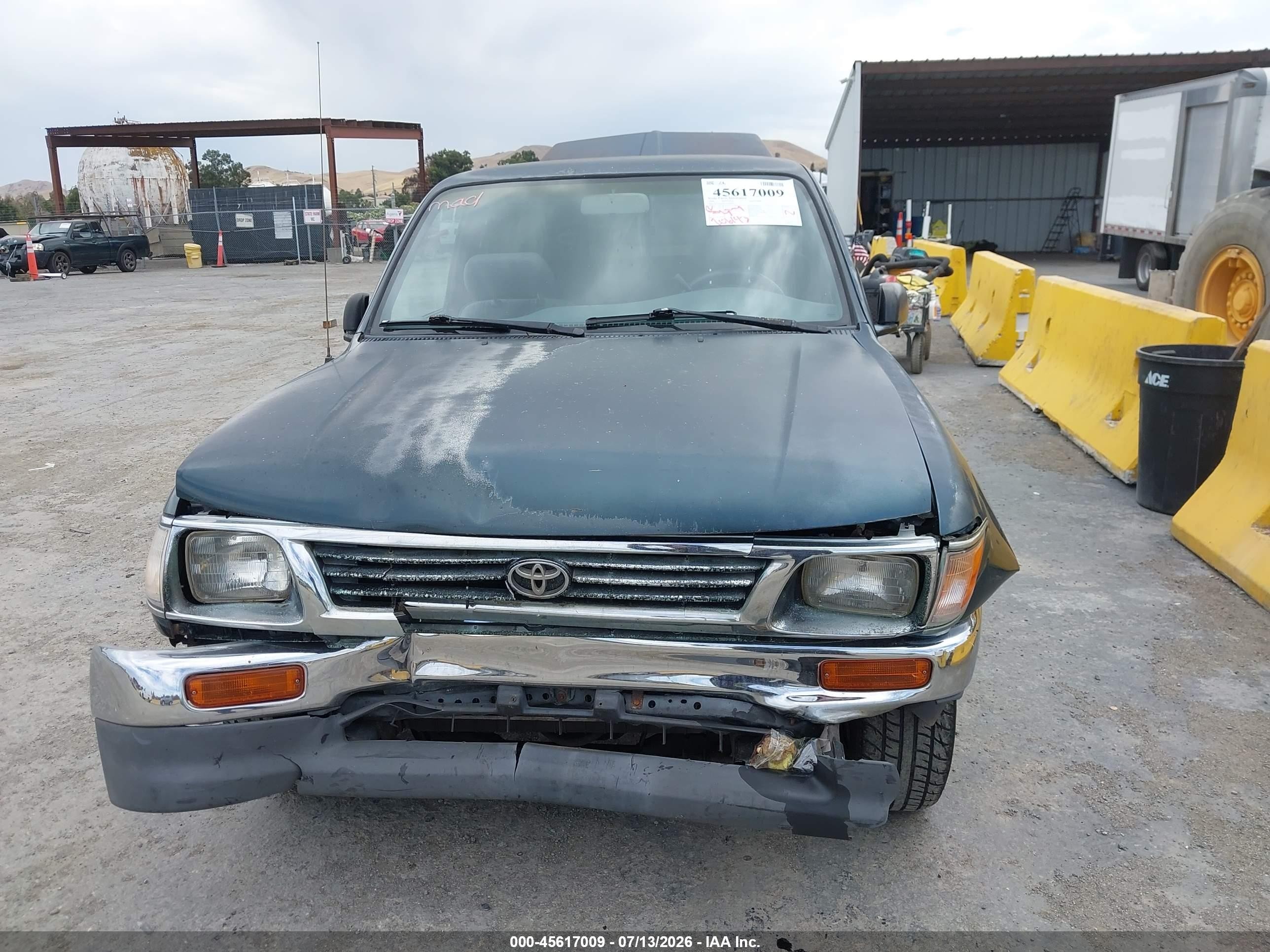 1996 Toyota Tacoma Xtracab Зеленый vin: 4TAVL52N2TZ101829