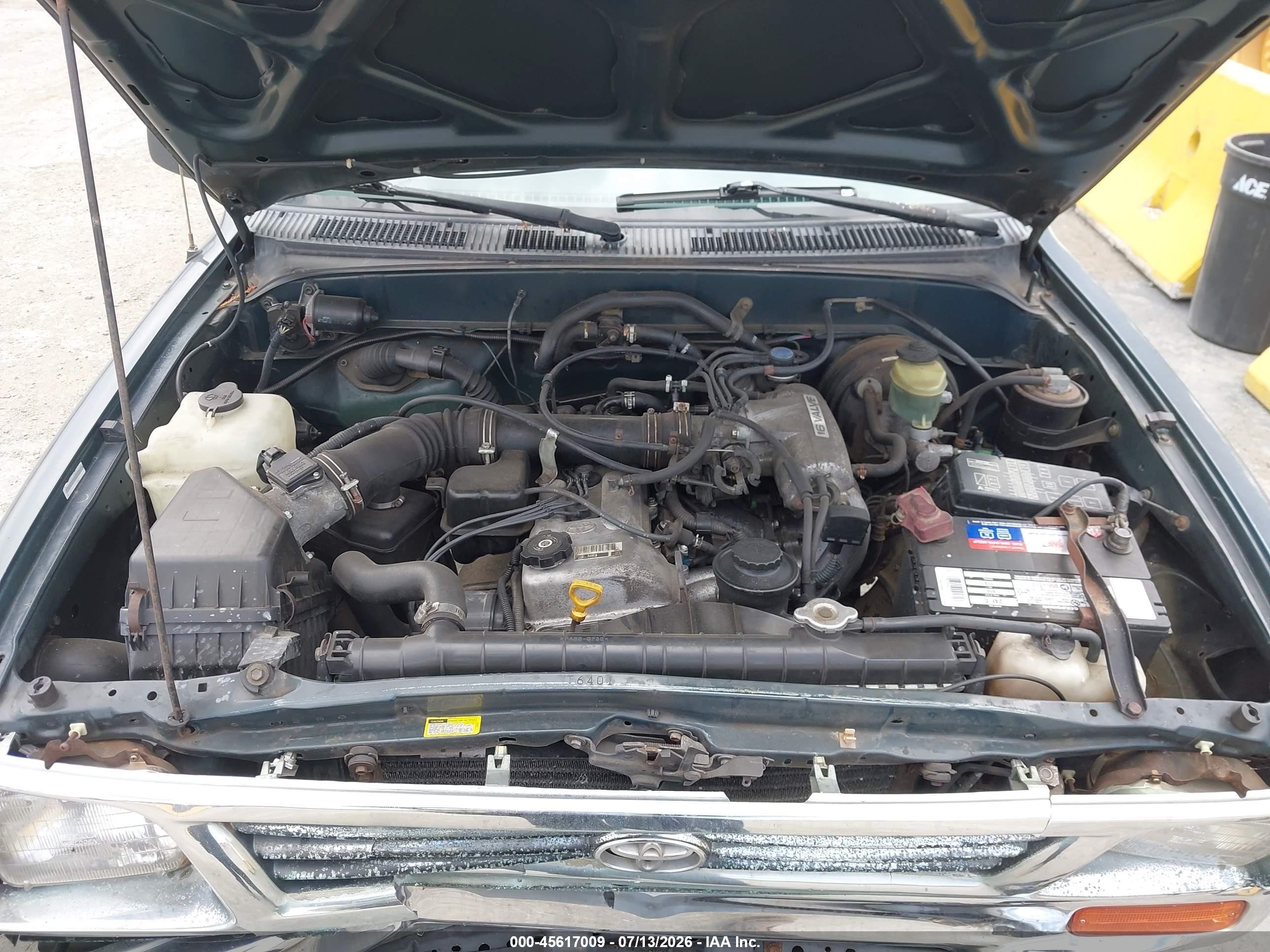 1996 Toyota Tacoma Xtracab Зеленый vin: 4TAVL52N2TZ101829