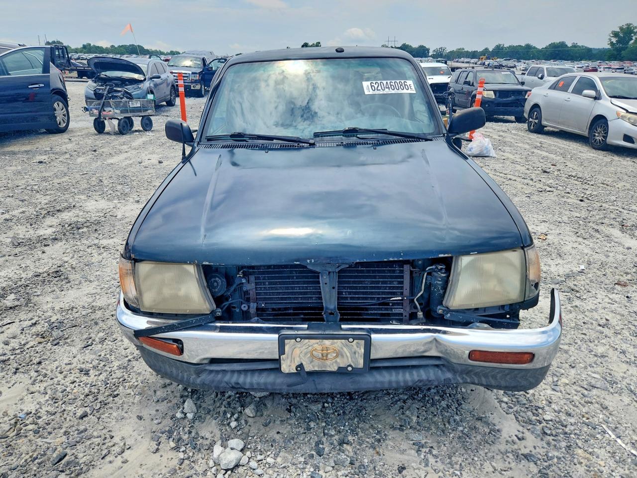 1997 Toyota Tacoma Xtracab Угольный vin: 4TAVL52N2VZ310779
