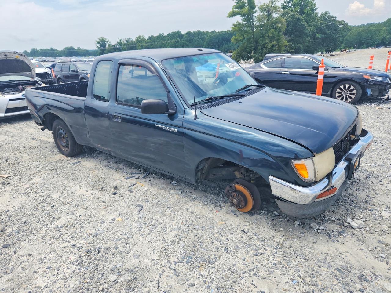 1997 Toyota Tacoma Xtracab Угольный vin: 4TAVL52N2VZ310779
