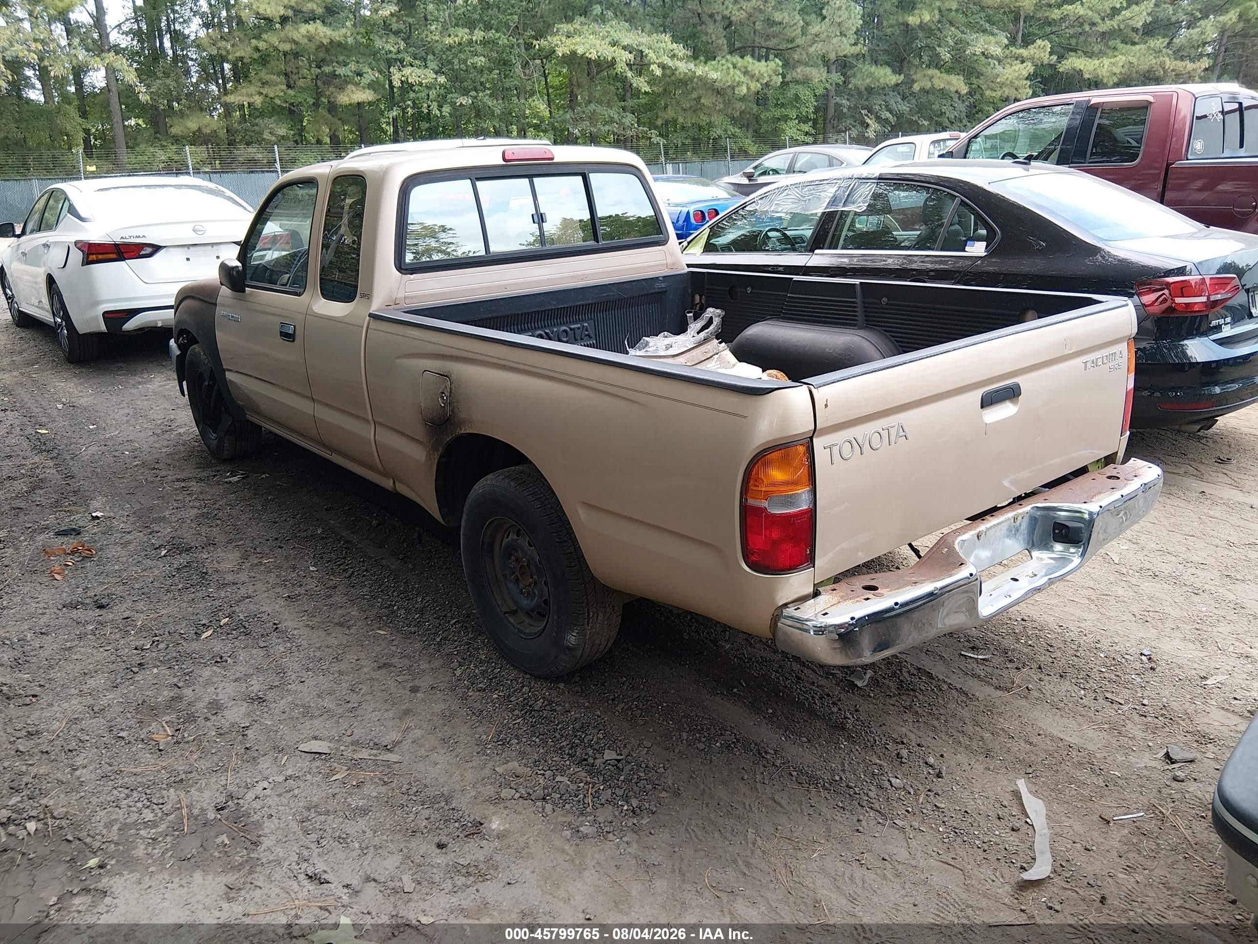 1998 Toyota Tacoma   Gold vin: 4TAVL52N2WZ029230