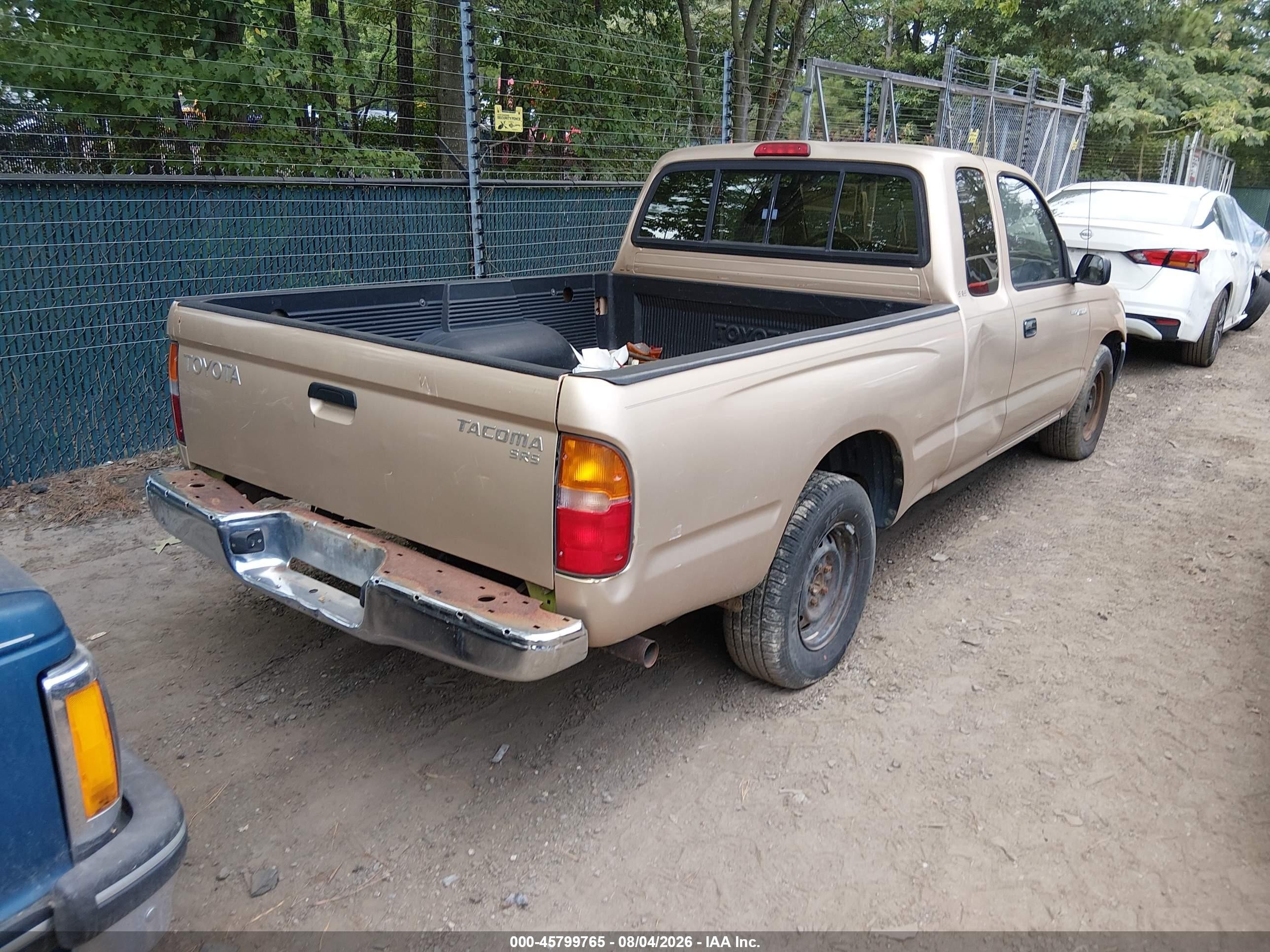 1998 Toyota Tacoma   Gold vin: 4TAVL52N2WZ029230