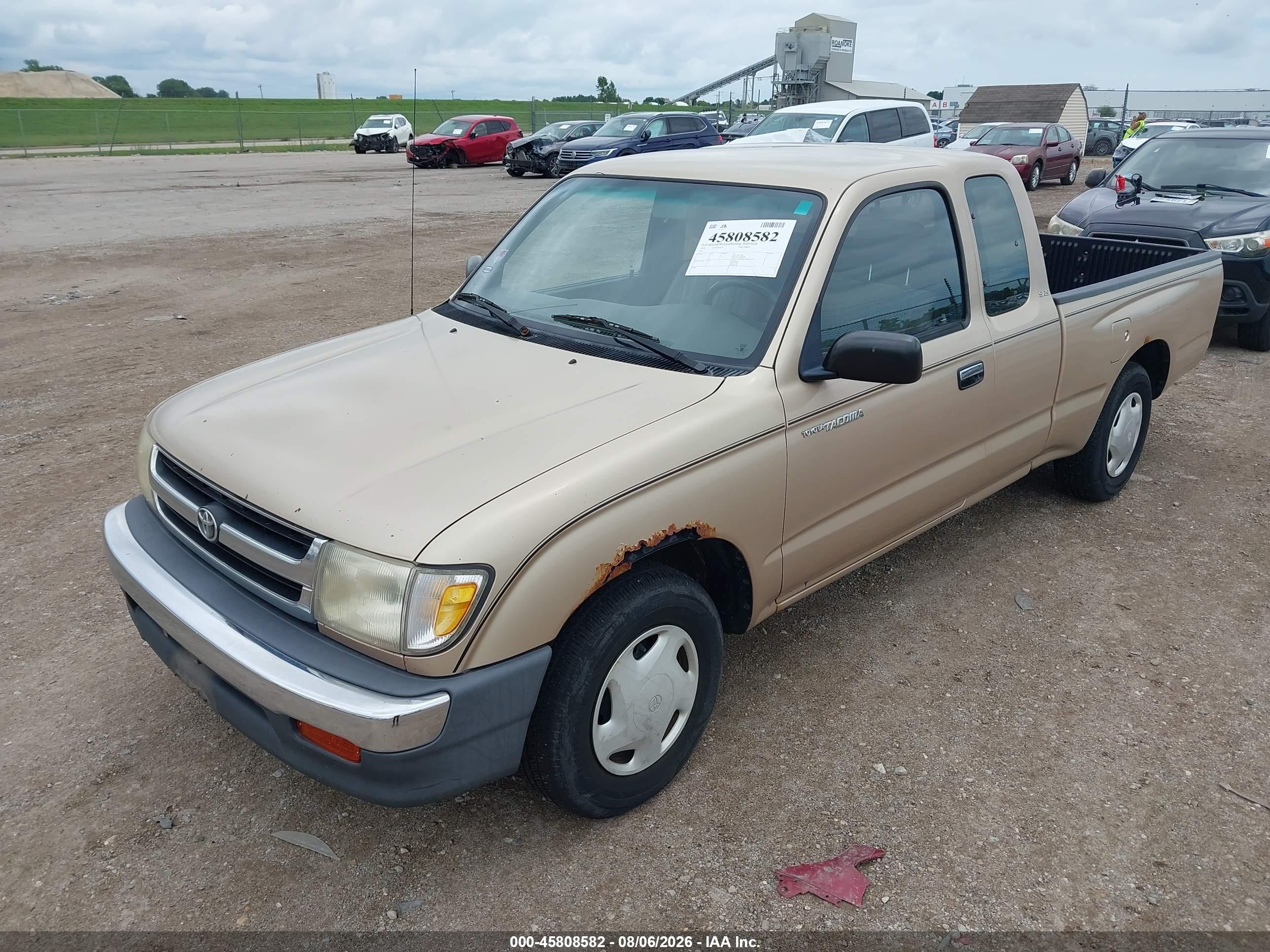 1998 Toyota Tacoma Xtracab Tan vin: 4TAVL52N2WZ085460