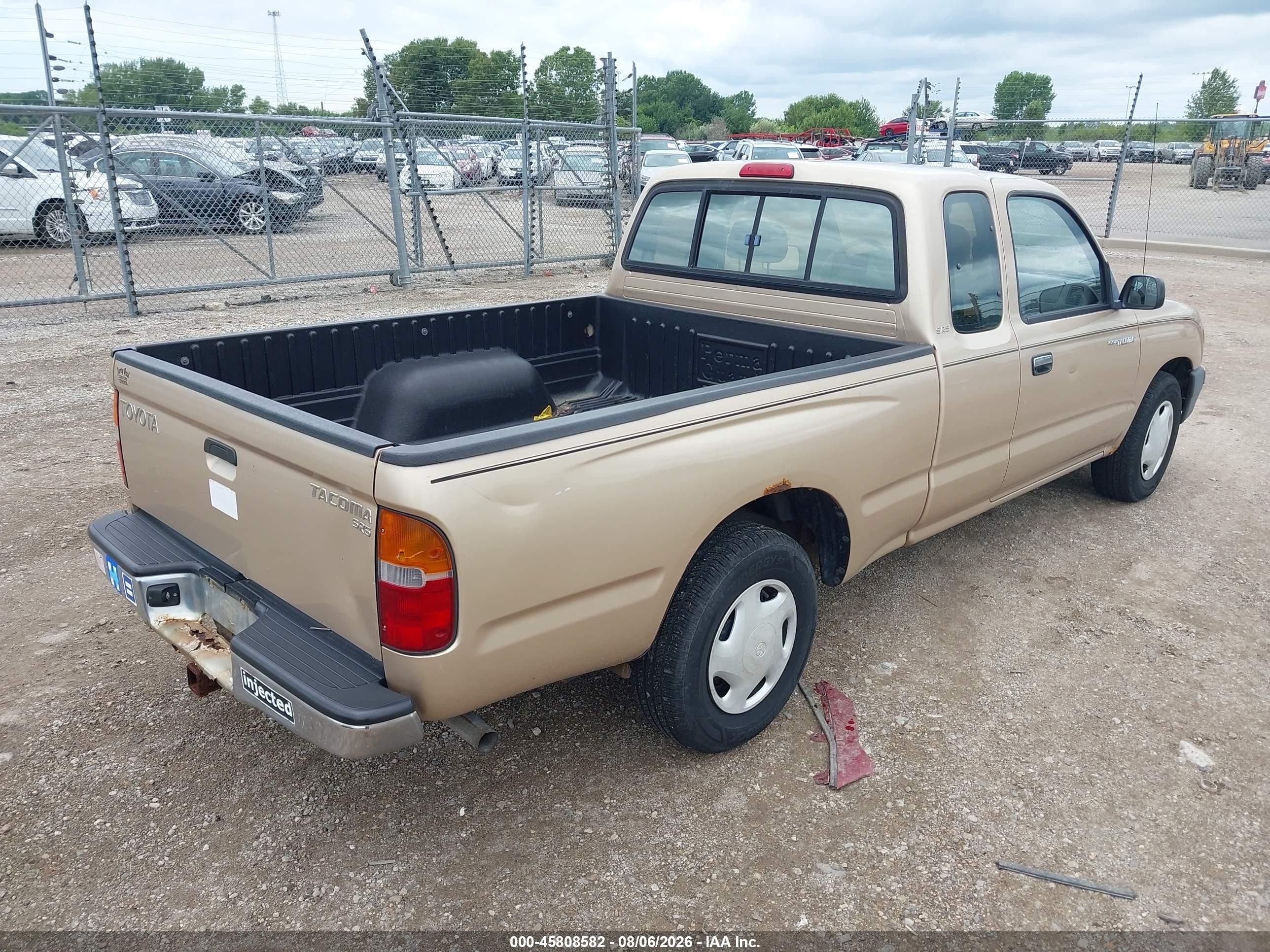 1998 Toyota Tacoma Xtracab Tan vin: 4TAVL52N2WZ085460