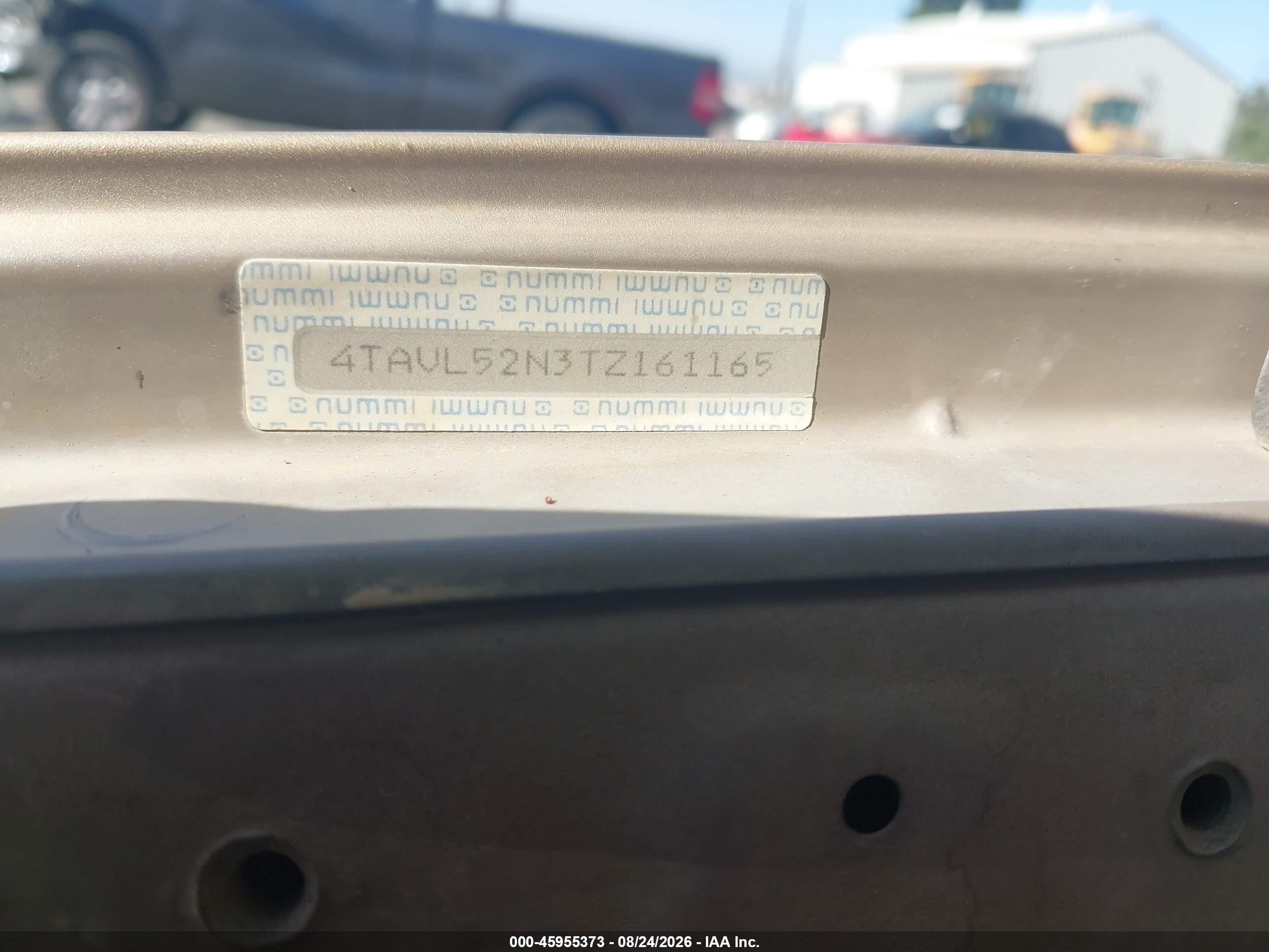 1996 Toyota Tacoma Xtracab Tan vin: 4TAVL52N3TZ161165
