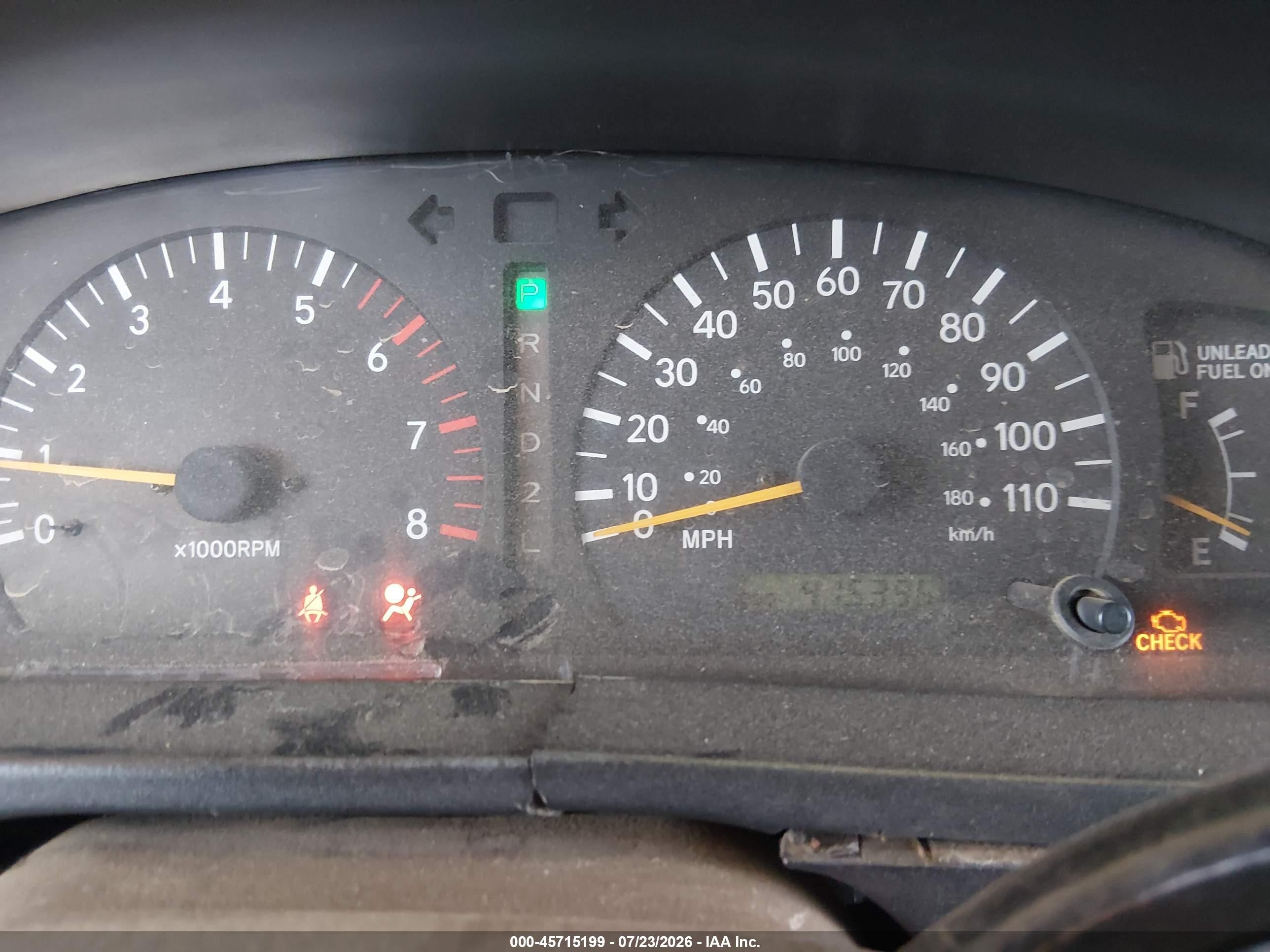 1998 Toyota Tacoma   Black vin: 4TAVL52N3WZ024263