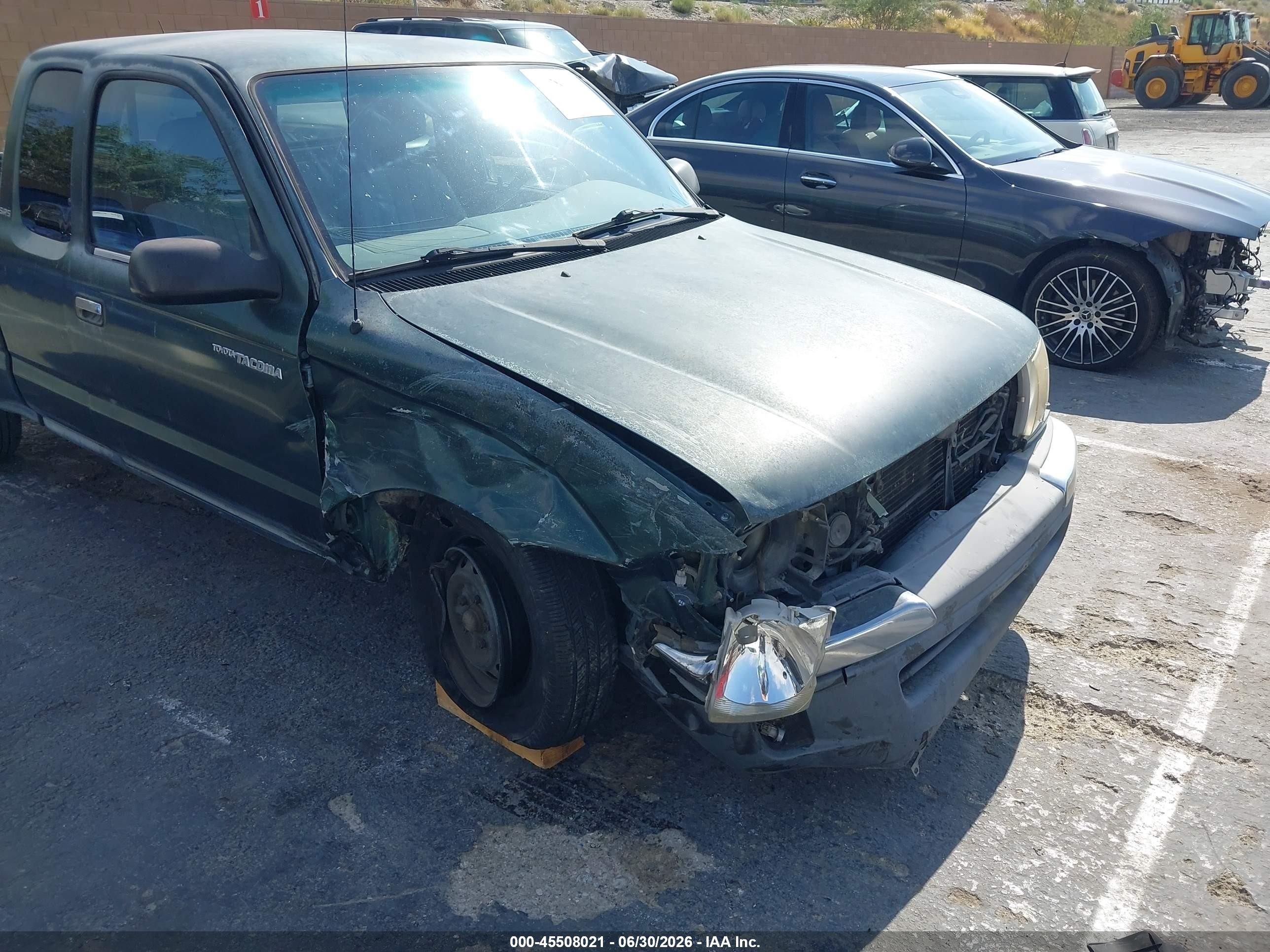 2000 Toyota Tacoma   Green vin: 4TAVL52N3YZ664914