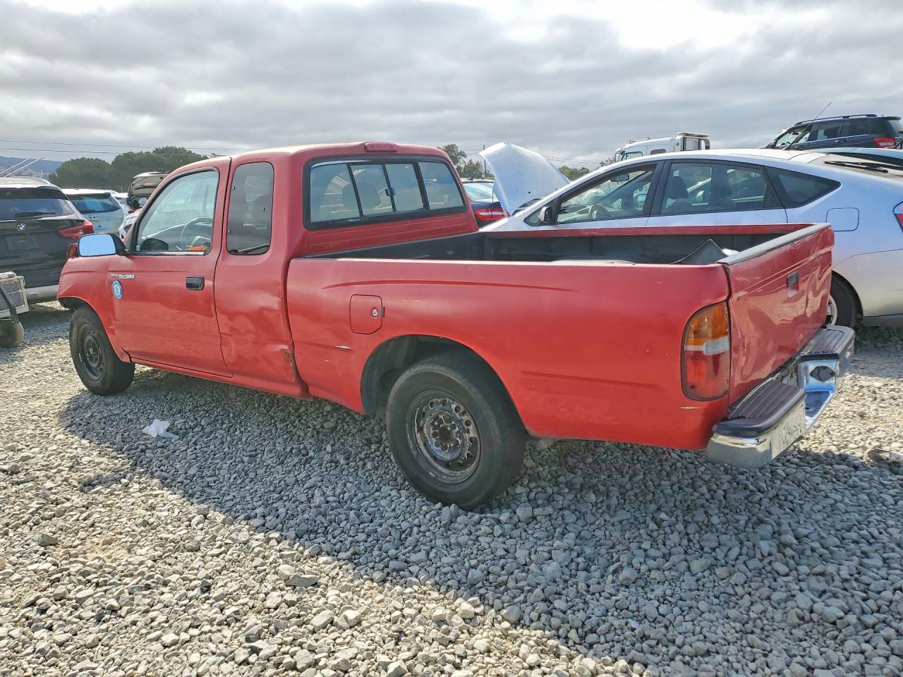 1996 Toyota Tacoma Xtracab Red vin: 4TAVL52N4TZ090980