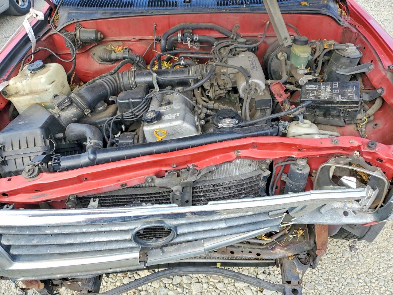 1996 Toyota Tacoma Xtracab Red vin: 4TAVL52N4TZ090980