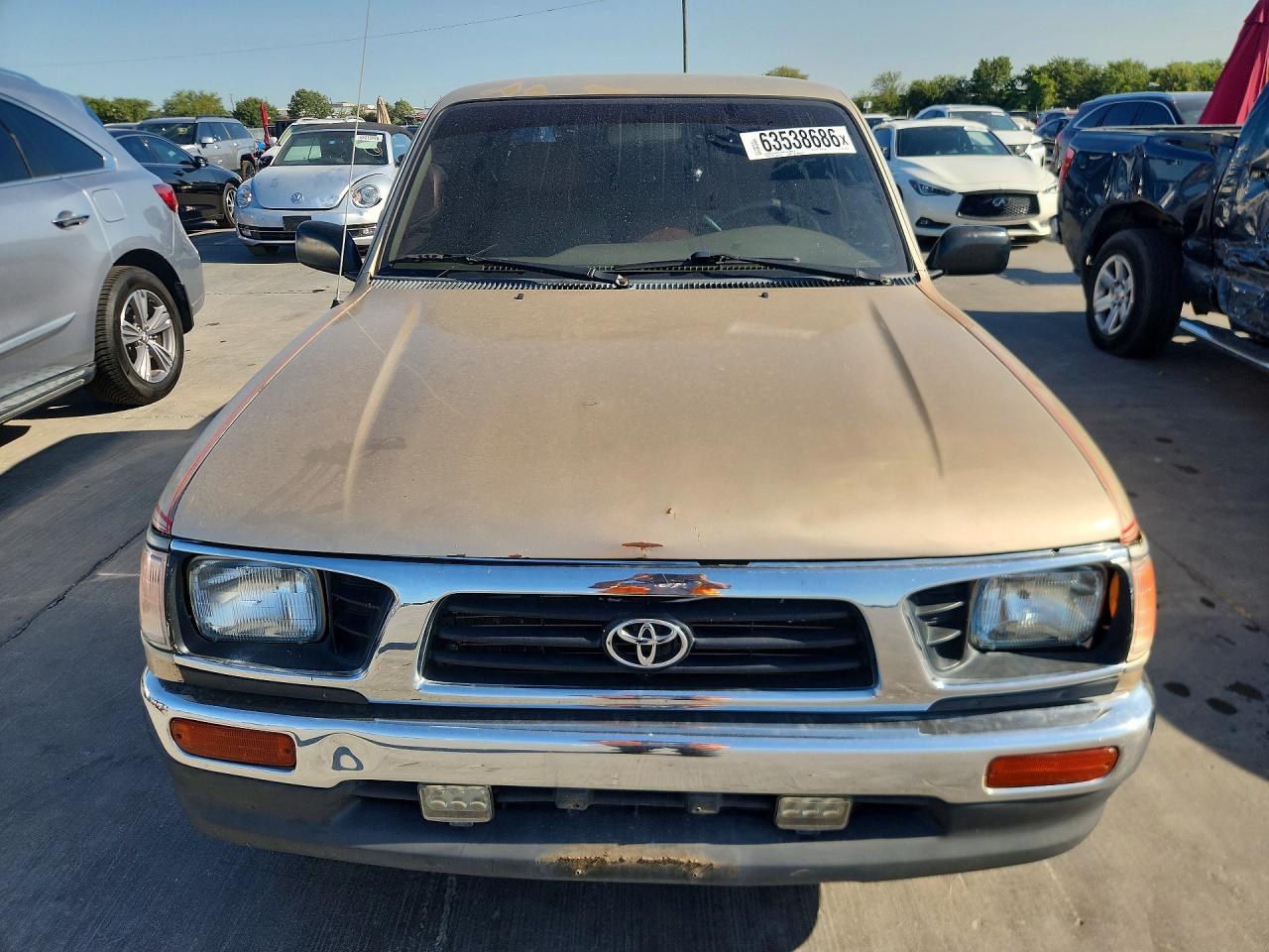 1996 Toyota Tacoma Base Бежевый vin: 4TAVL52N5TZ166139