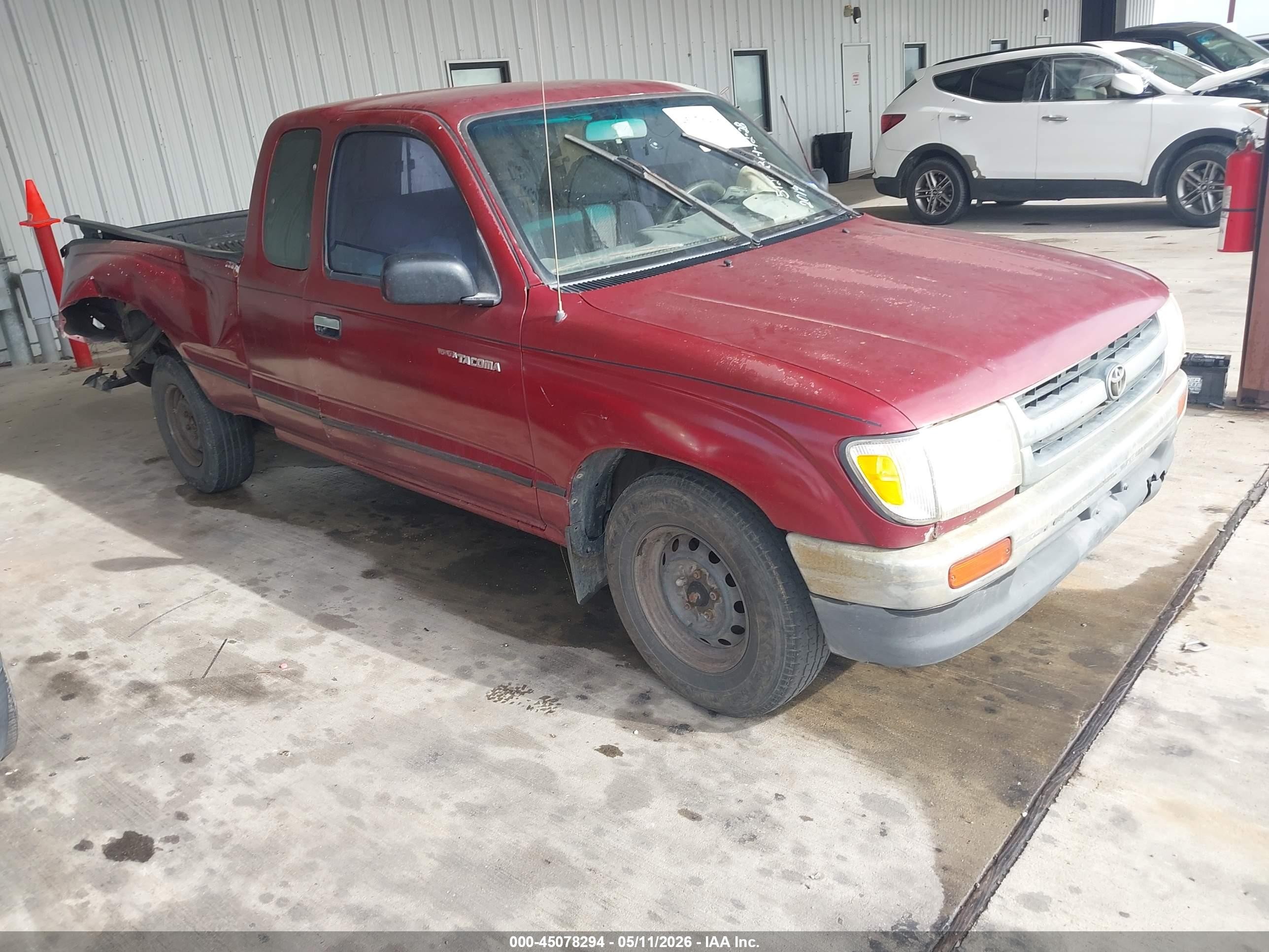 1997 Toyota Tacoma   Burgundy vin: 4TAVL52N5VZ322019