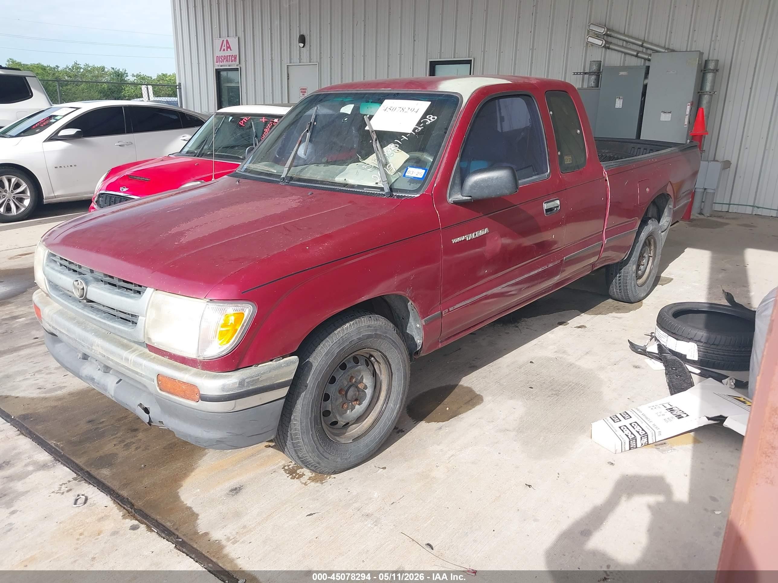 1997 Toyota Tacoma   Burgundy vin: 4TAVL52N5VZ322019