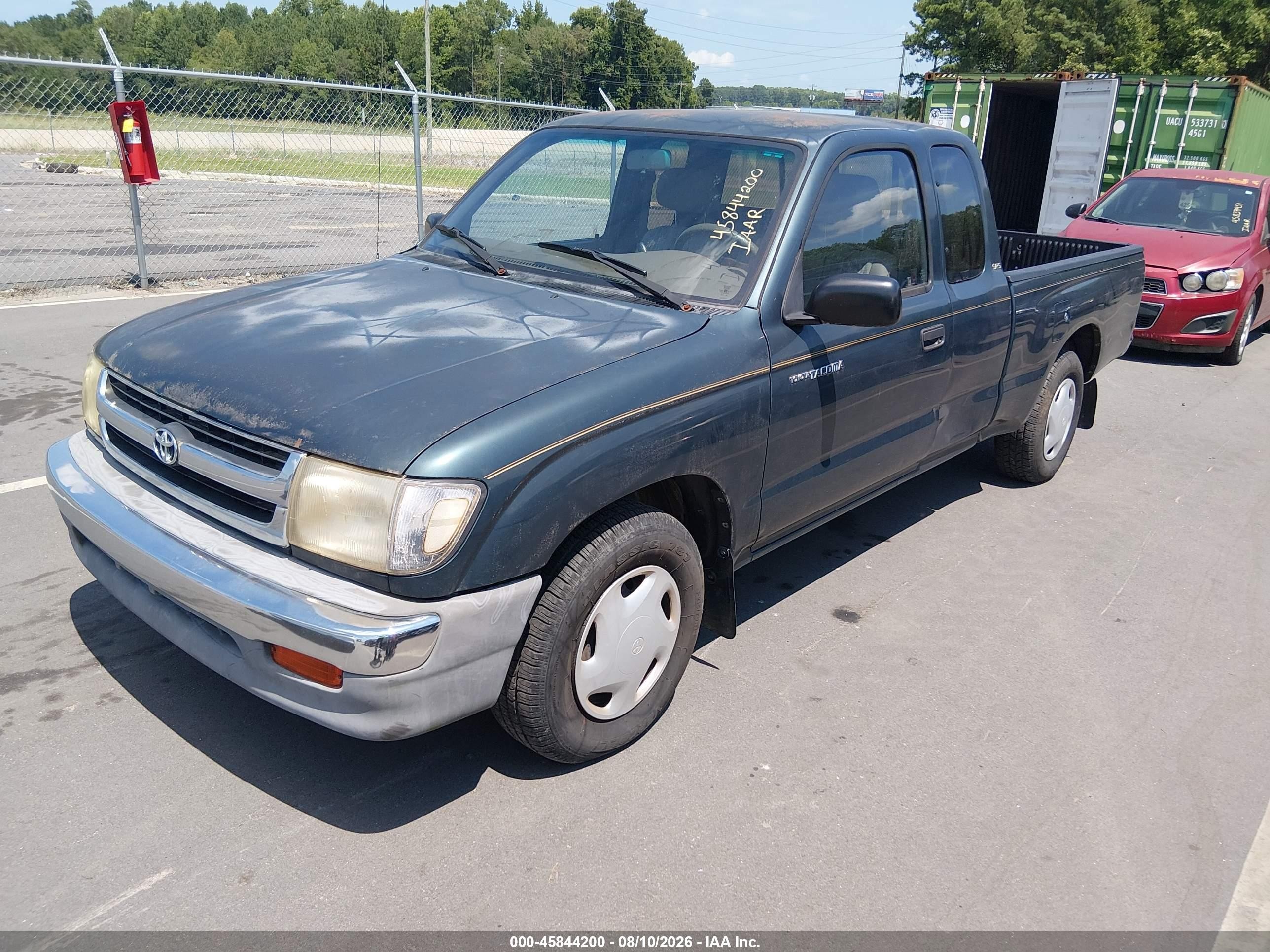 1998 Toyota Tacoma   Зеленый vin: 4TAVL52N5WZ004676