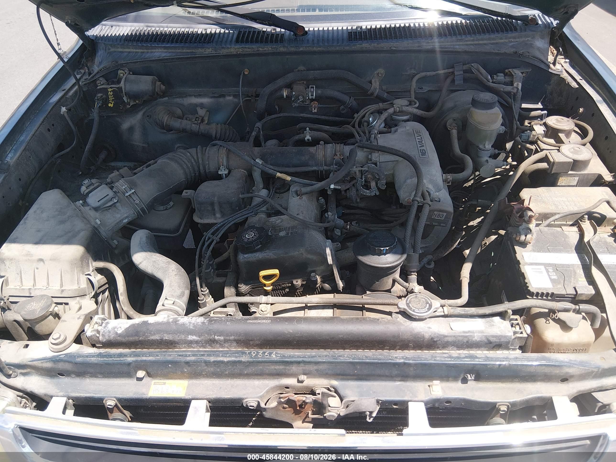 1998 Toyota Tacoma   Зеленый vin: 4TAVL52N5WZ004676