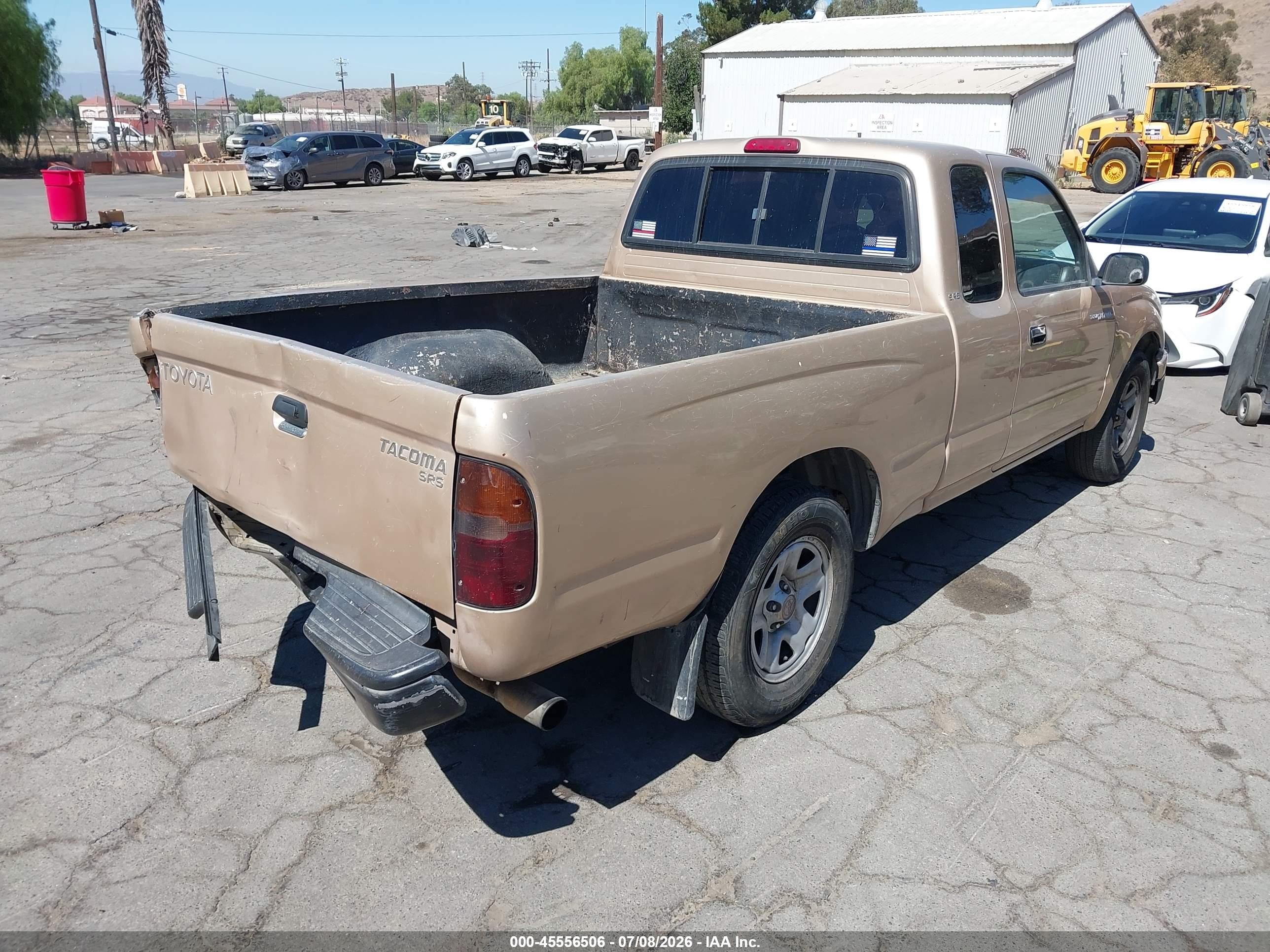 1999 Toyota Tacoma   Gold vin: 4TAVL52N5XZ504712
