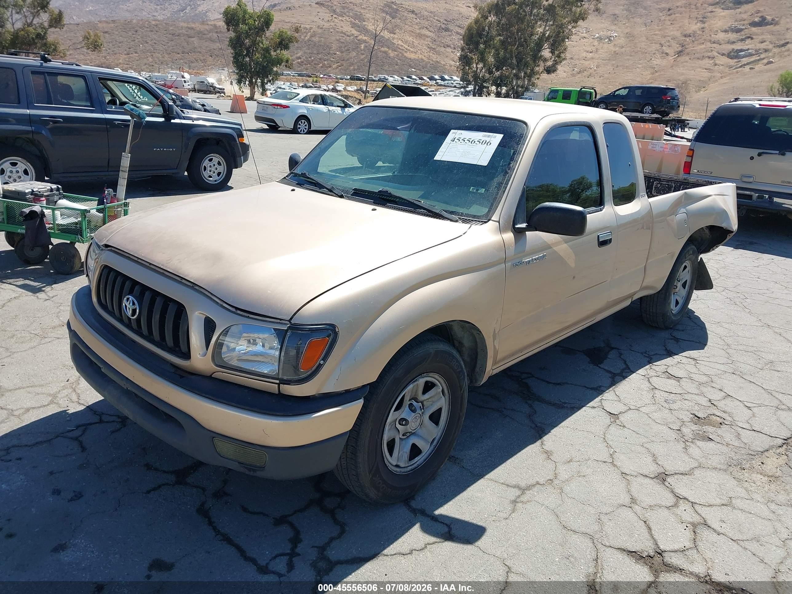 1999 Toyota Tacoma   Gold vin: 4TAVL52N5XZ504712