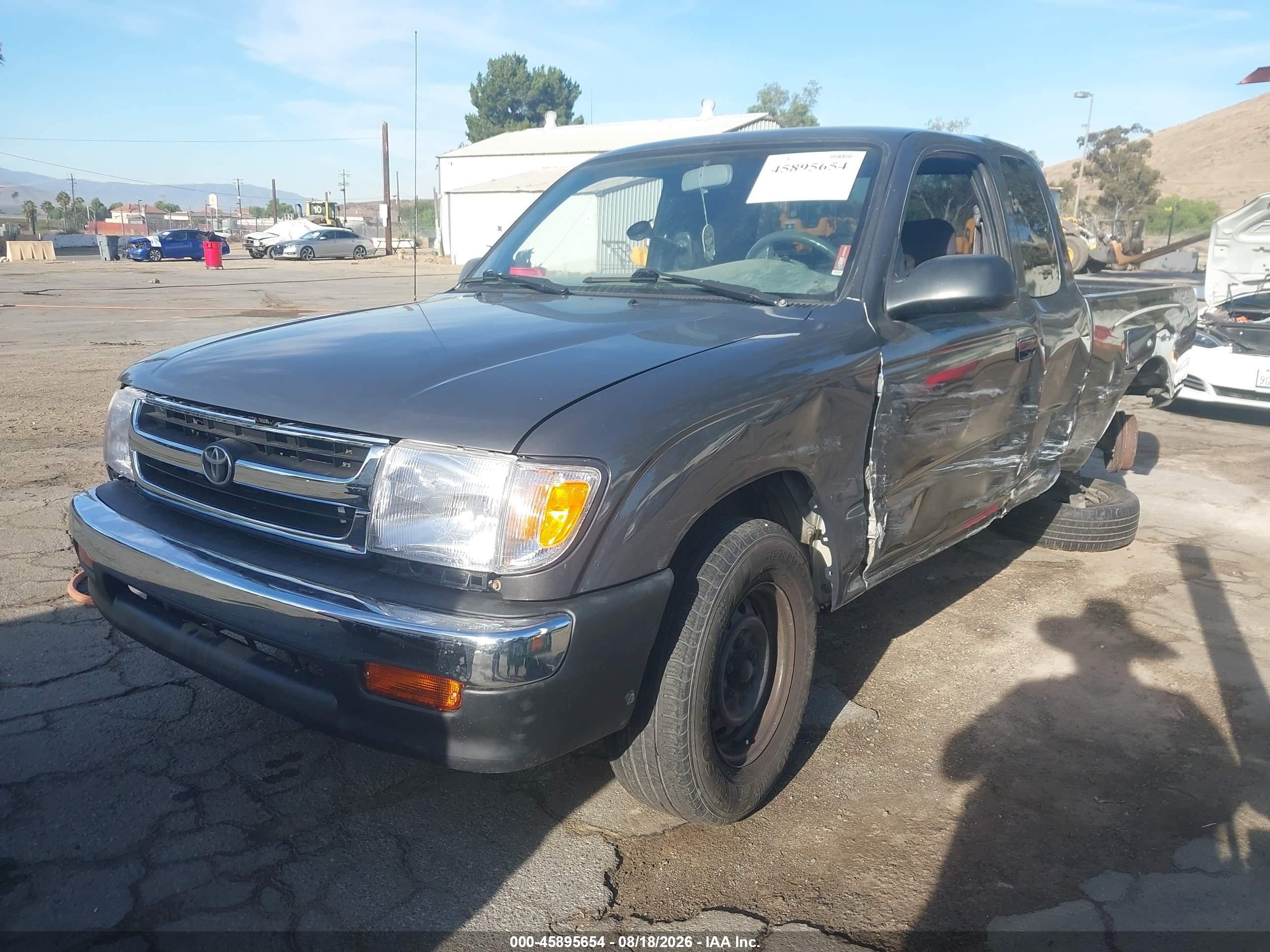 2000 Toyota Tacoma   Gray vin: 4TAVL52N5YZ581999