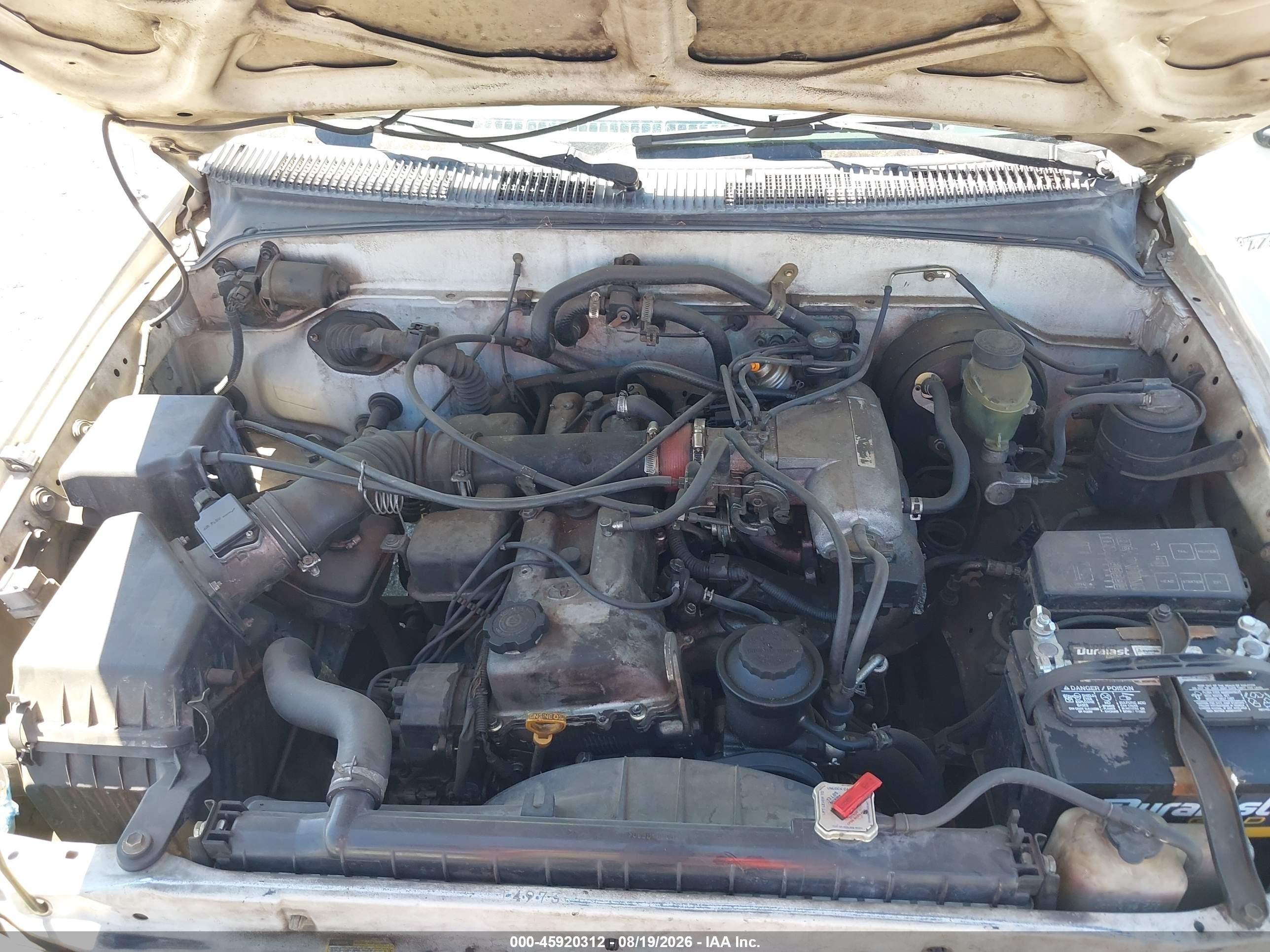 1997 Toyota Tacoma   White vin: 4TAVL52N6VZ235259