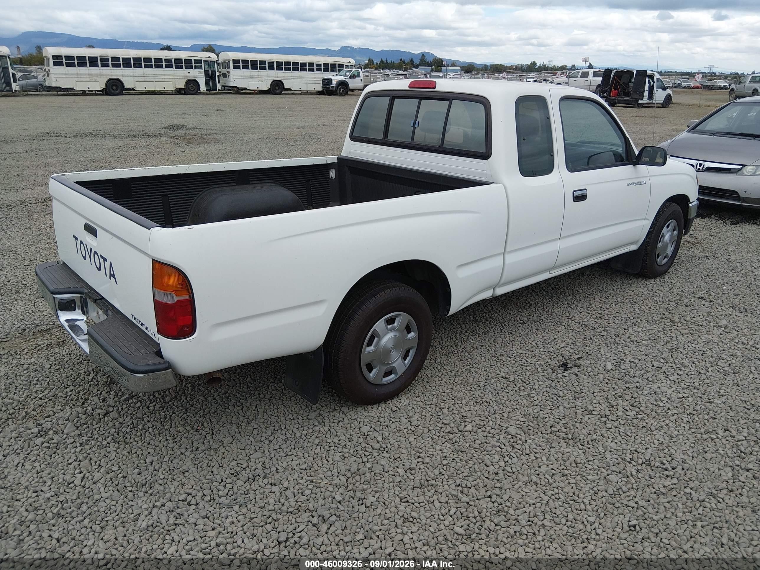 1997 Toyota Tacoma   Белый vin: 4TAVL52N7VZ287693