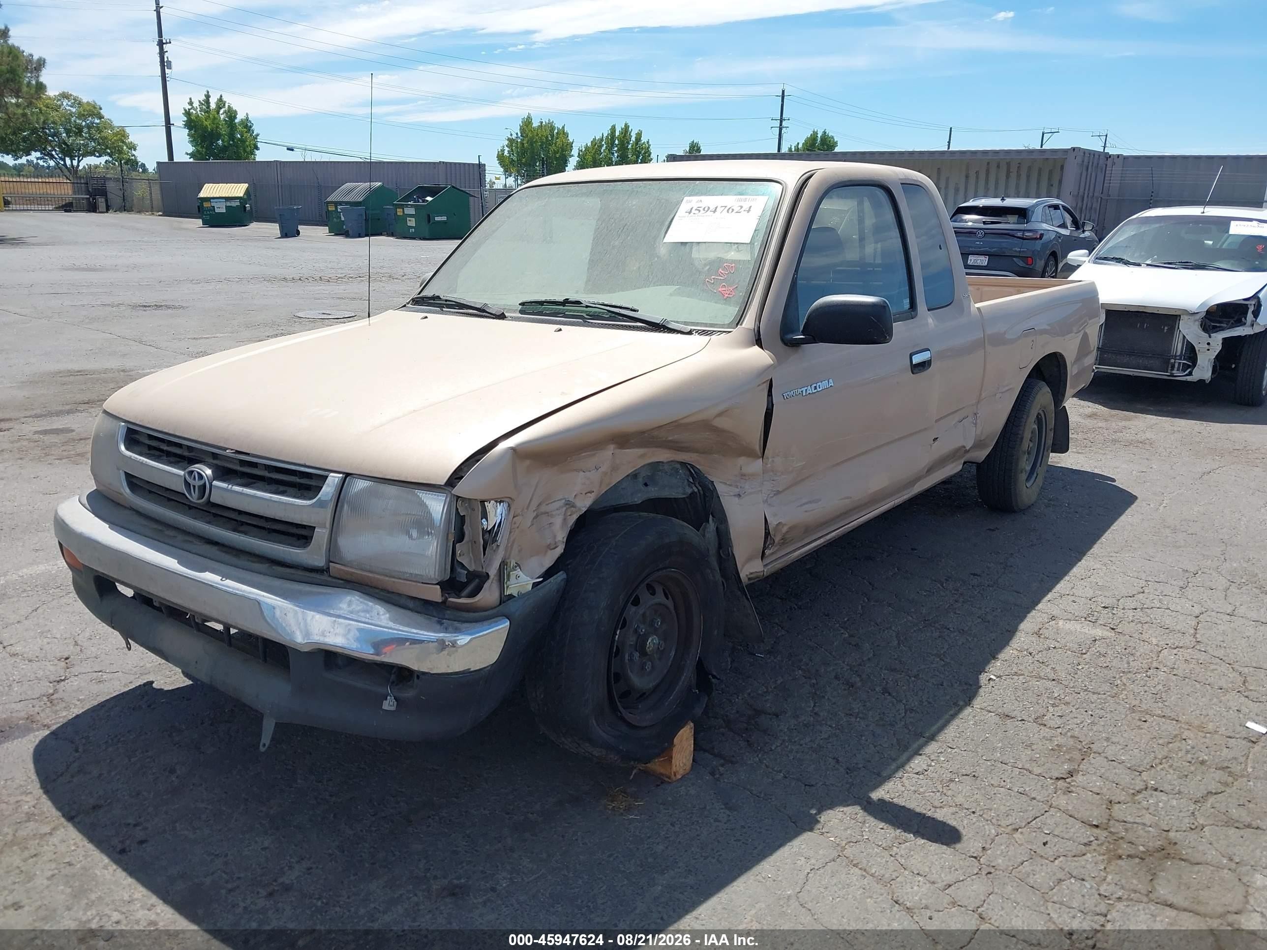 1998 Toyota Tacoma   Brown vin: 4TAVL52N7WZ031605