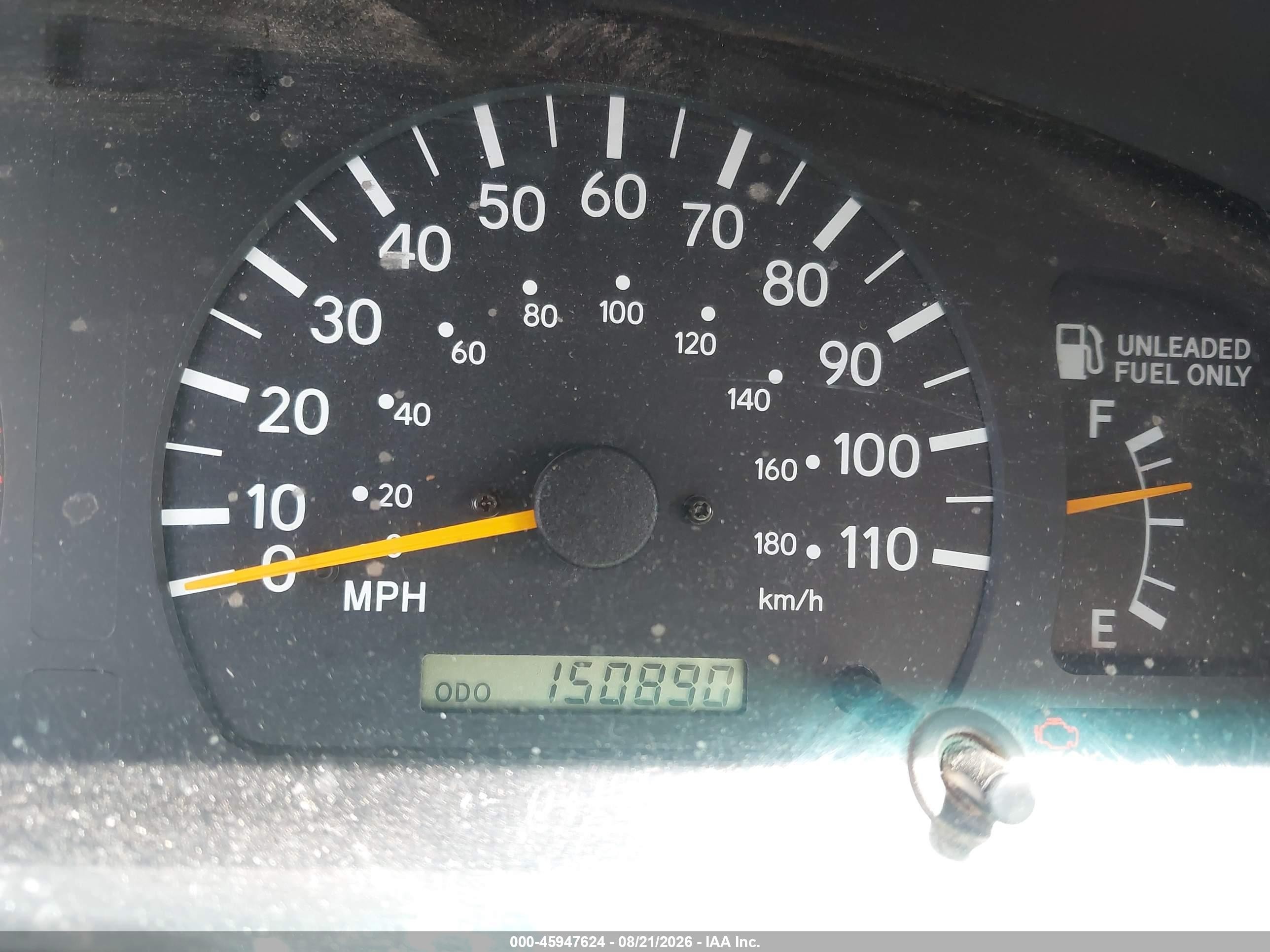 1998 Toyota Tacoma   Brown vin: 4TAVL52N7WZ031605