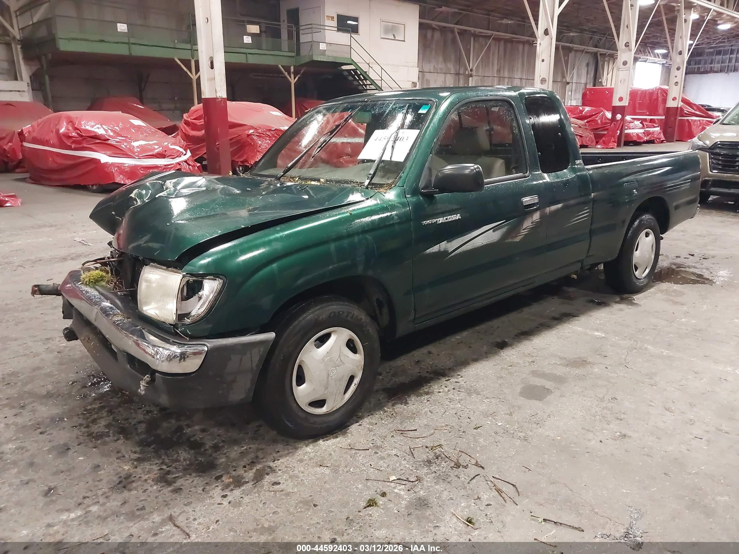 1999 Toyota Tacoma   Green vin: 4TAVL52N7XZ404319