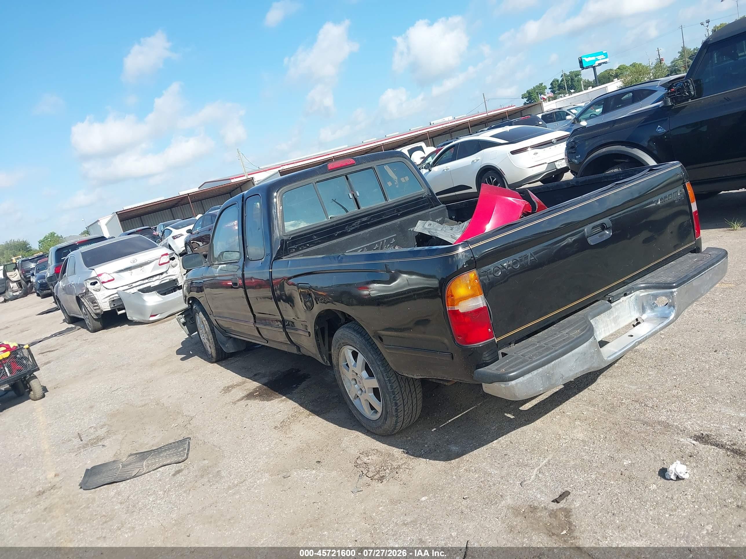1998 Toyota Tacoma   Черный vin: 4TAVL52N8WZ029913