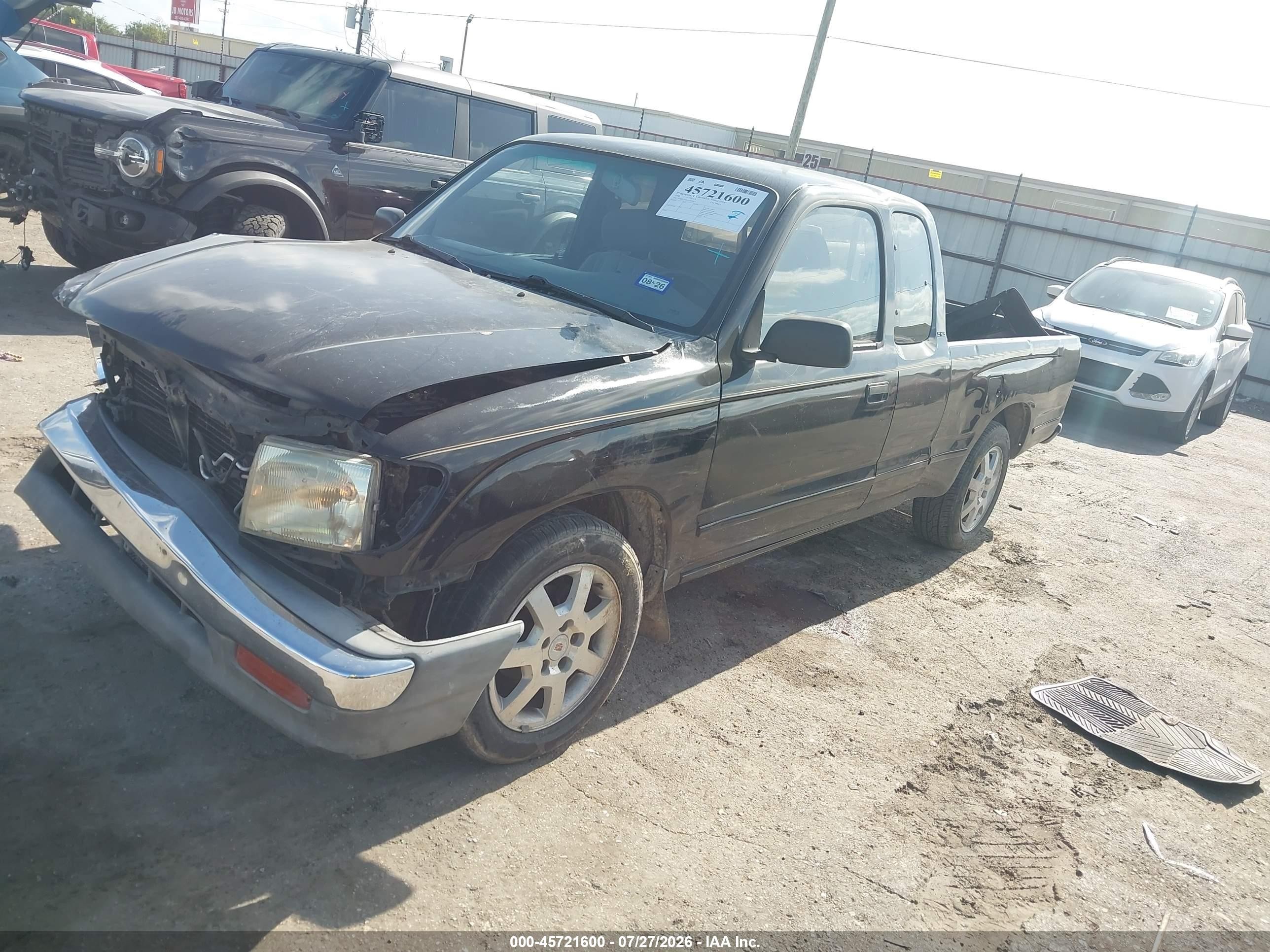 1998 Toyota Tacoma   Черный vin: 4TAVL52N8WZ029913